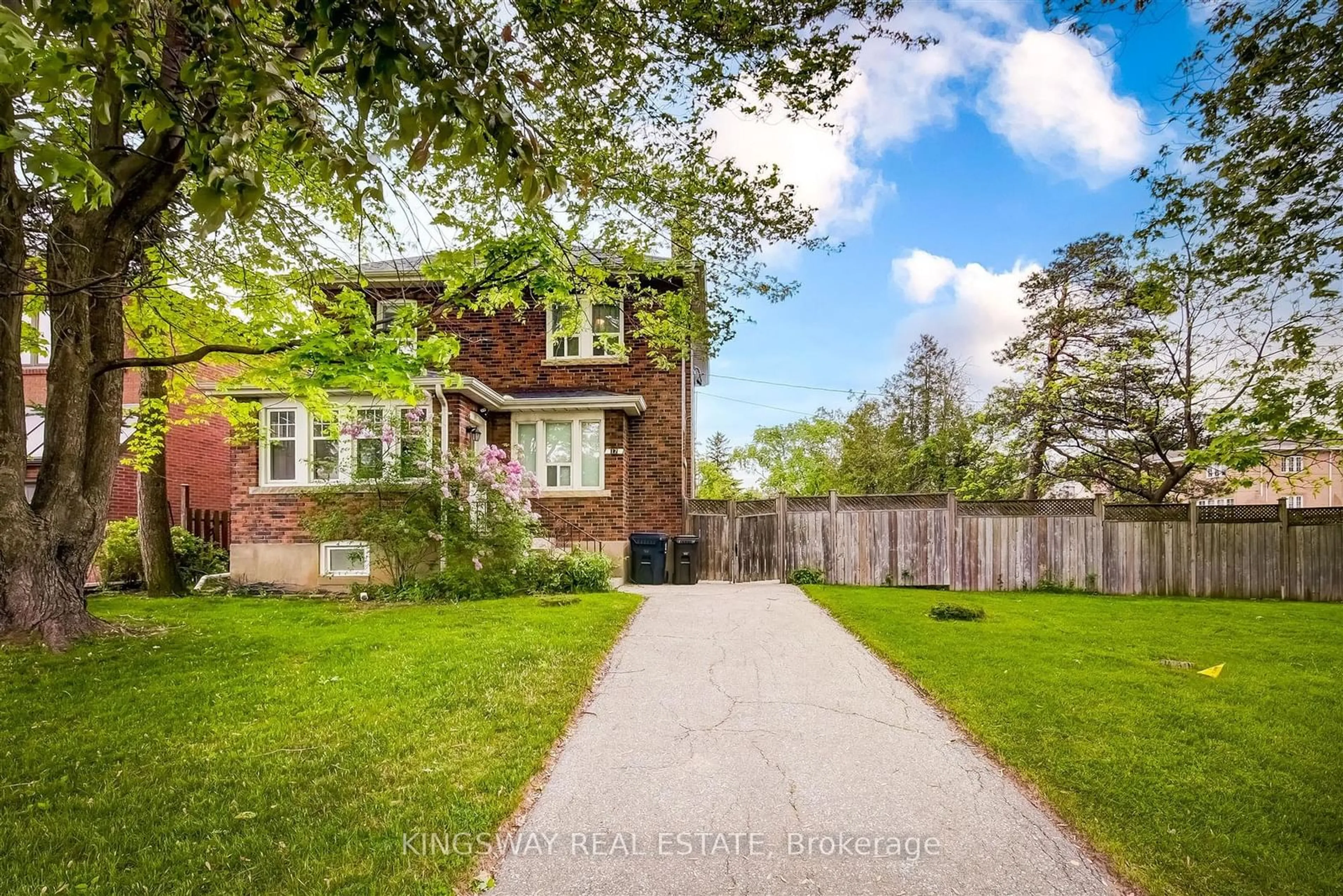 Home with brick exterior material, street for 17 Mulholland Ave, Toronto Ontario M6A 2S1