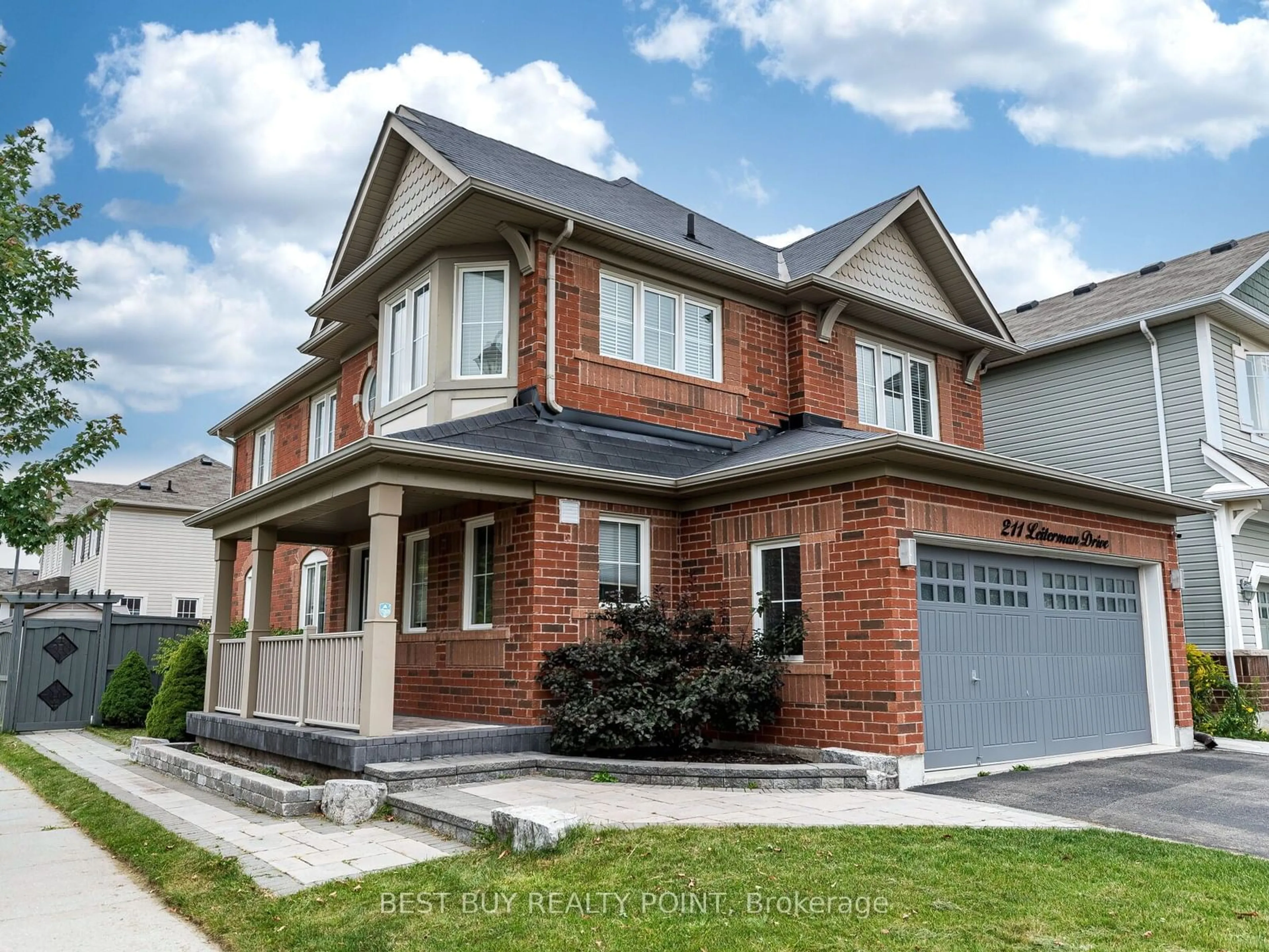 Home with brick exterior material, street for 211 Leiterman Dr, Milton Ontario L9T 8B8