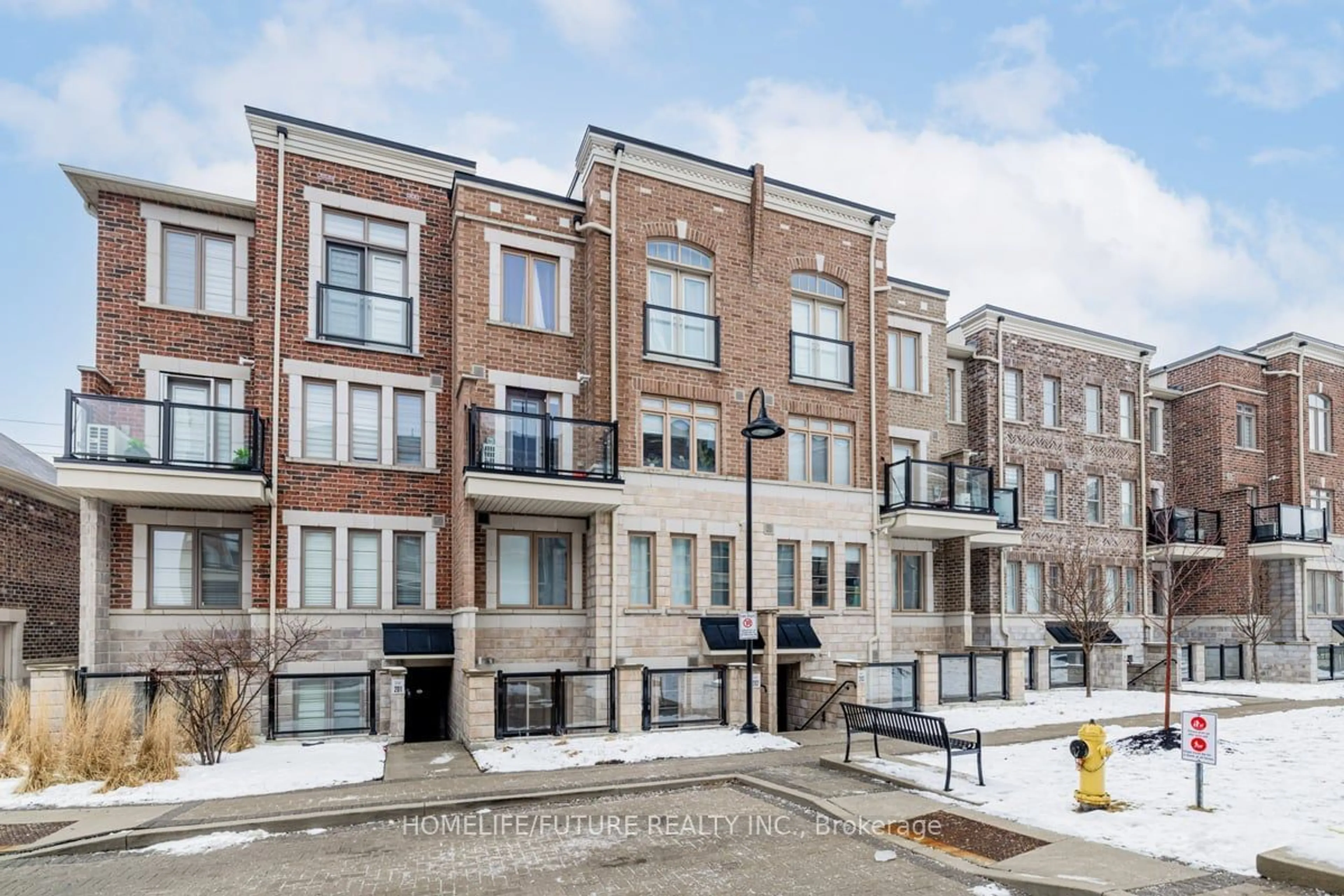 Home with brick exterior material, street for 2355 Sheppard Ave #202, Toronto Ontario M9M 0E7