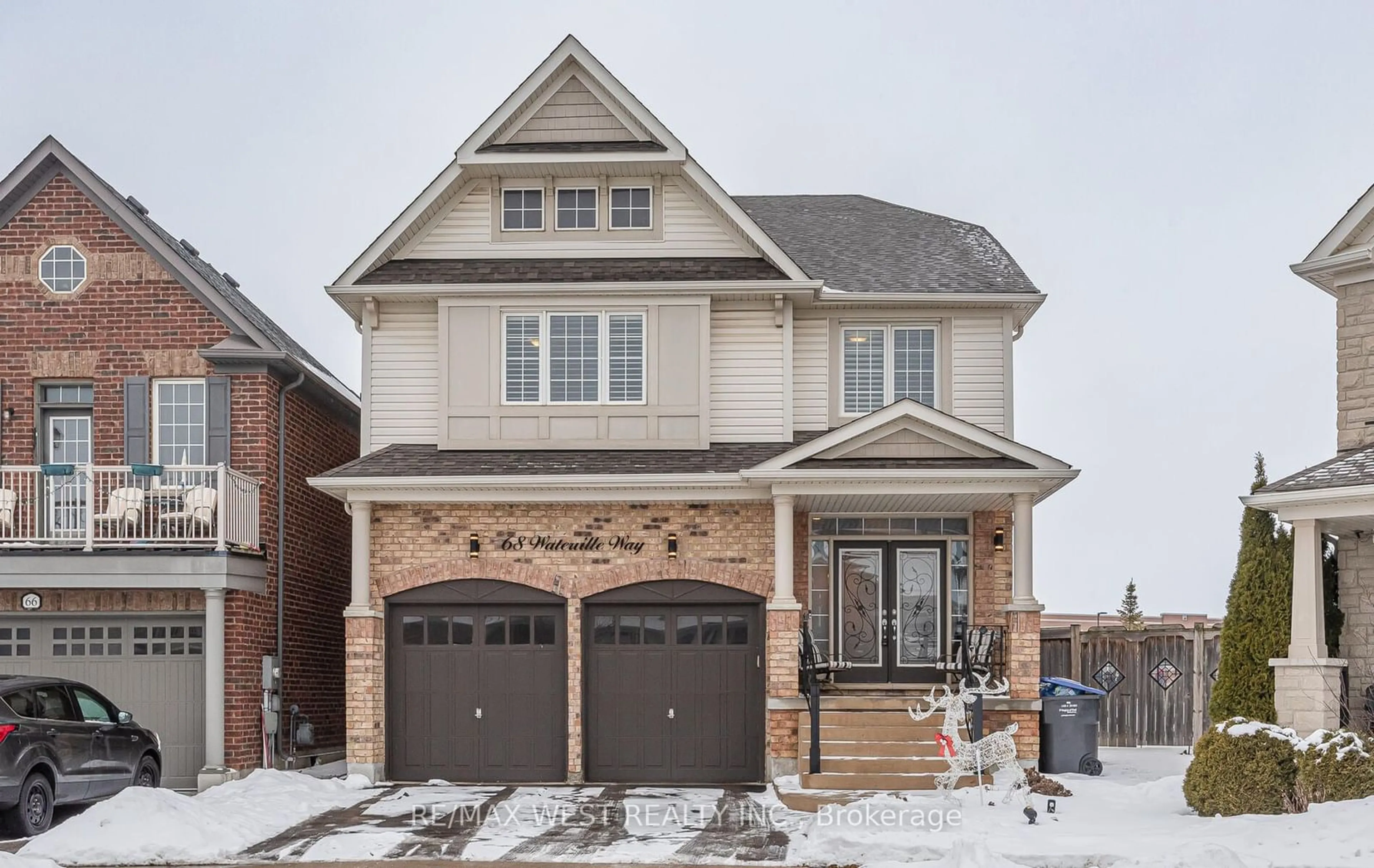 Home with brick exterior material, street for 68 Waterville Way, Caledon Ontario L7C 3P4