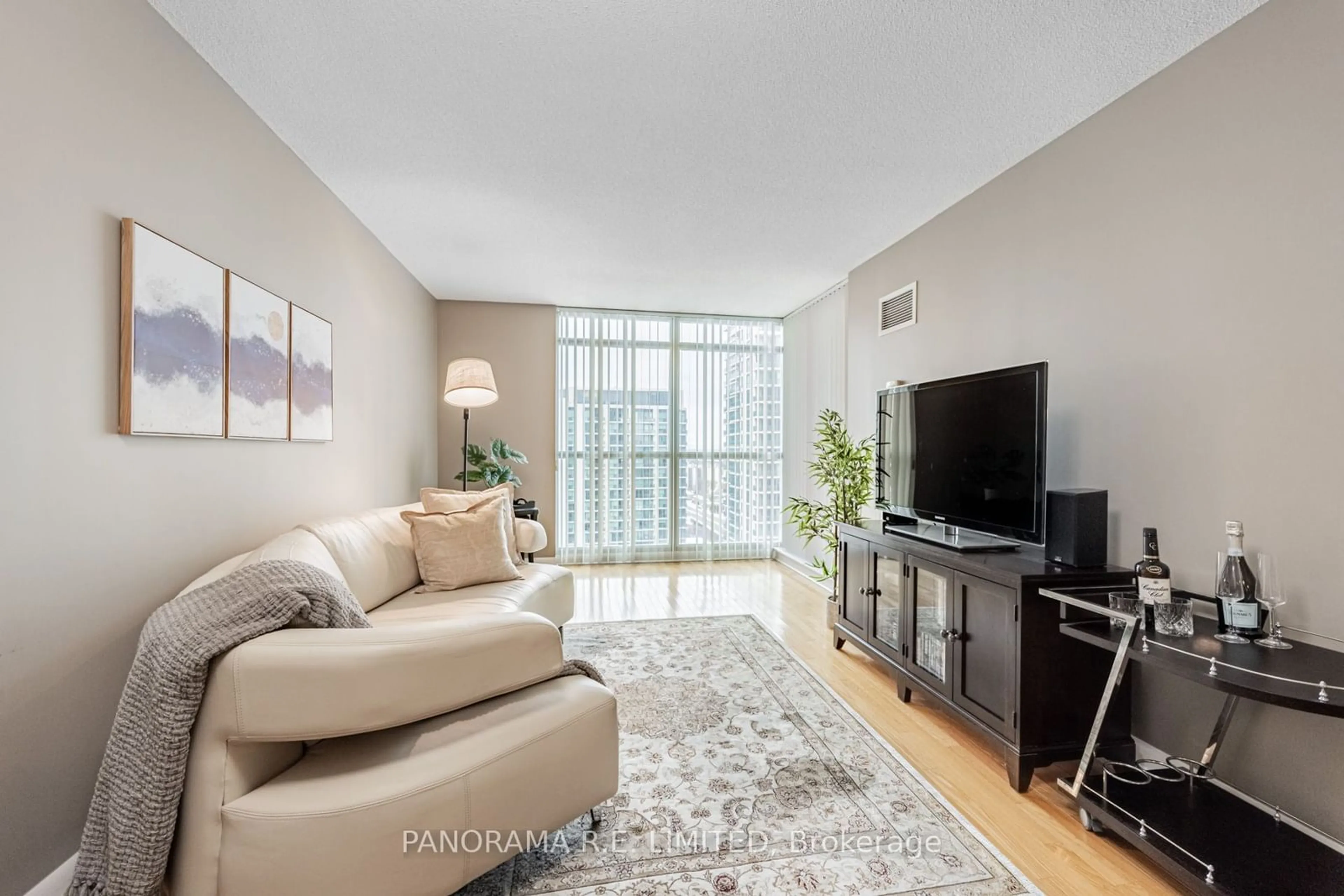 Living room with furniture, unknown for 235 Sherway Gardens Rd #2201, Toronto Ontario M9C 0A2