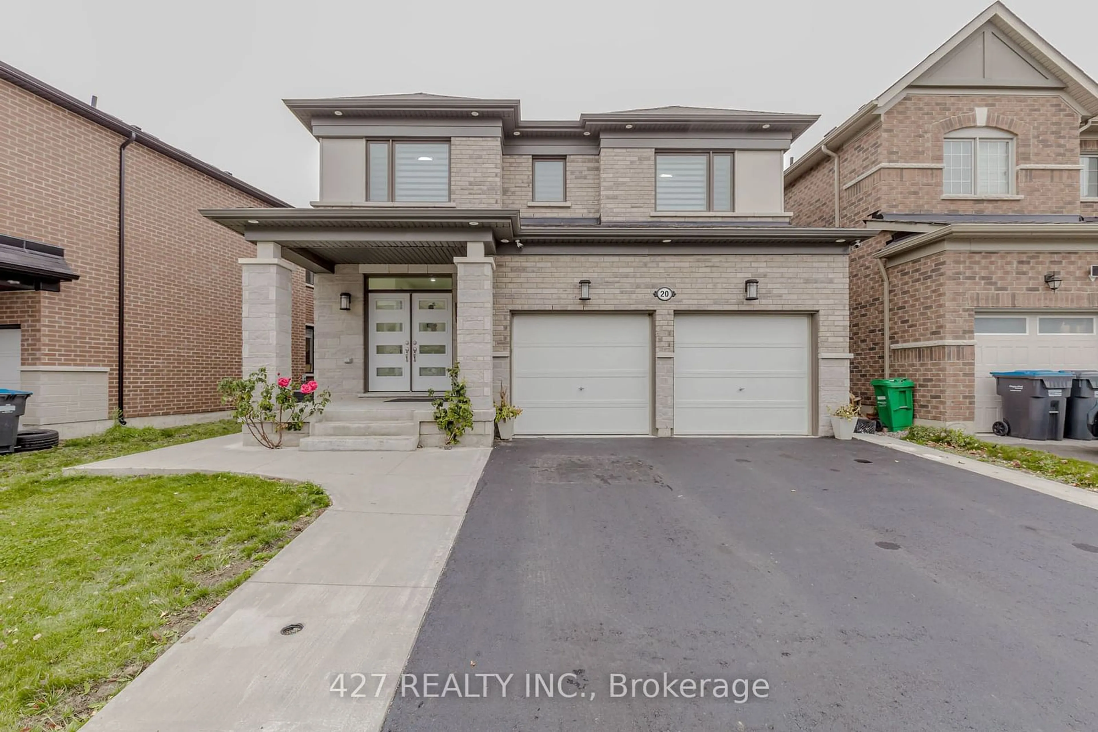 Home with brick exterior material, street for 20 Dolucci Cres, Brampton Ontario L7A 5E9