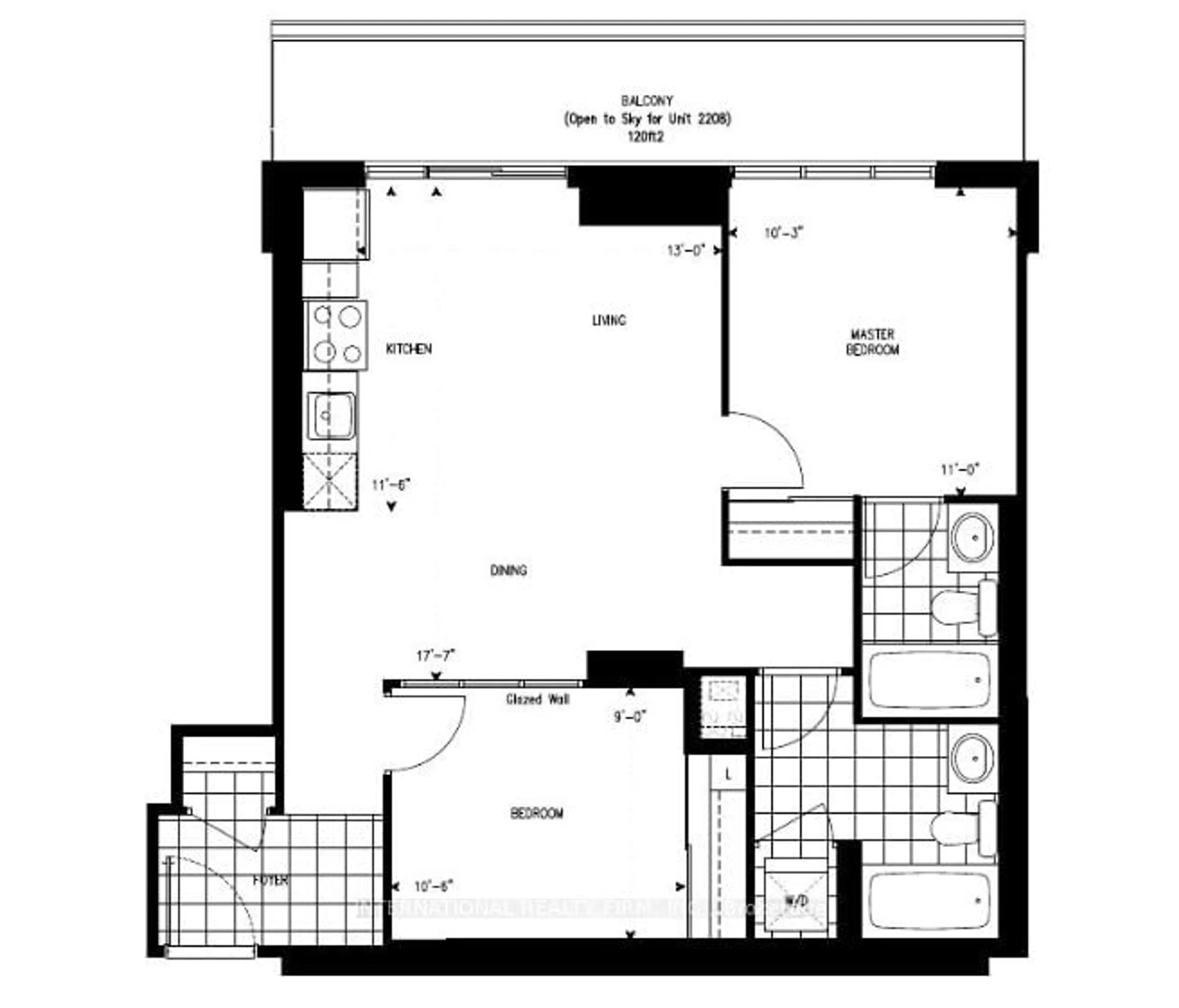 Floor plan for 10 Wilby Cres #9, Toronto Ontario M9N 1E5