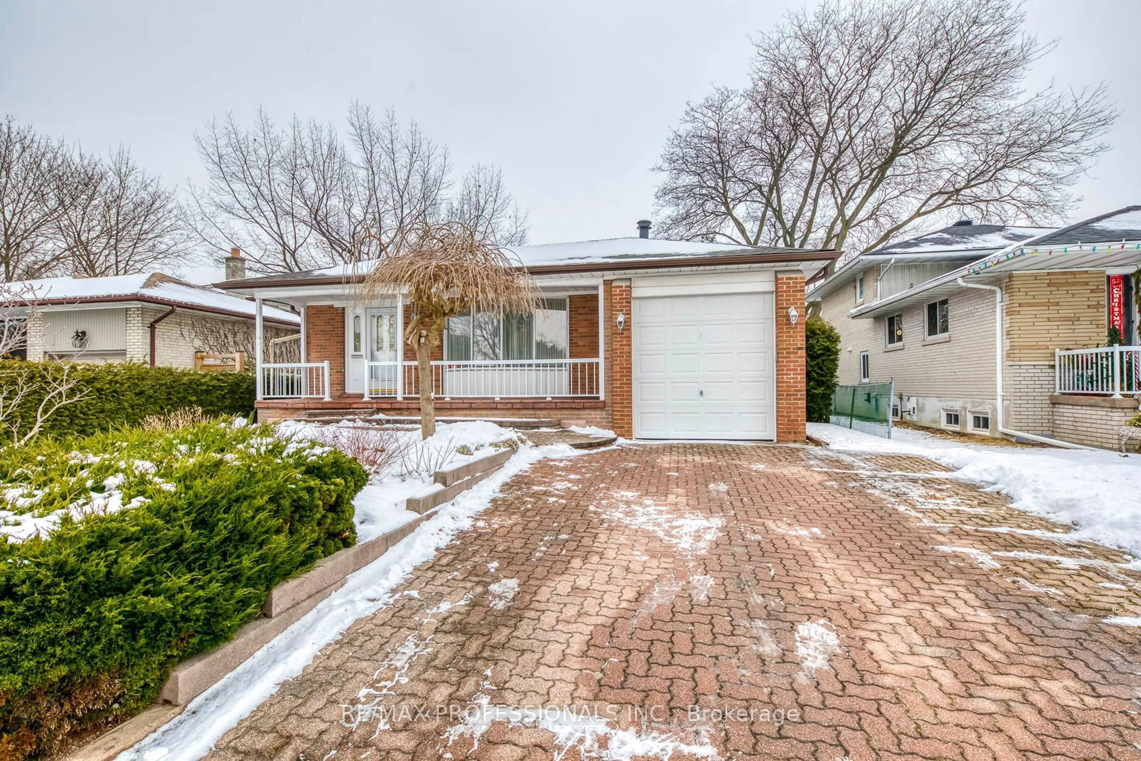 Home with brick exterior material, street for 103 Carsbrooke Rd, Toronto Ontario M9C 3C9