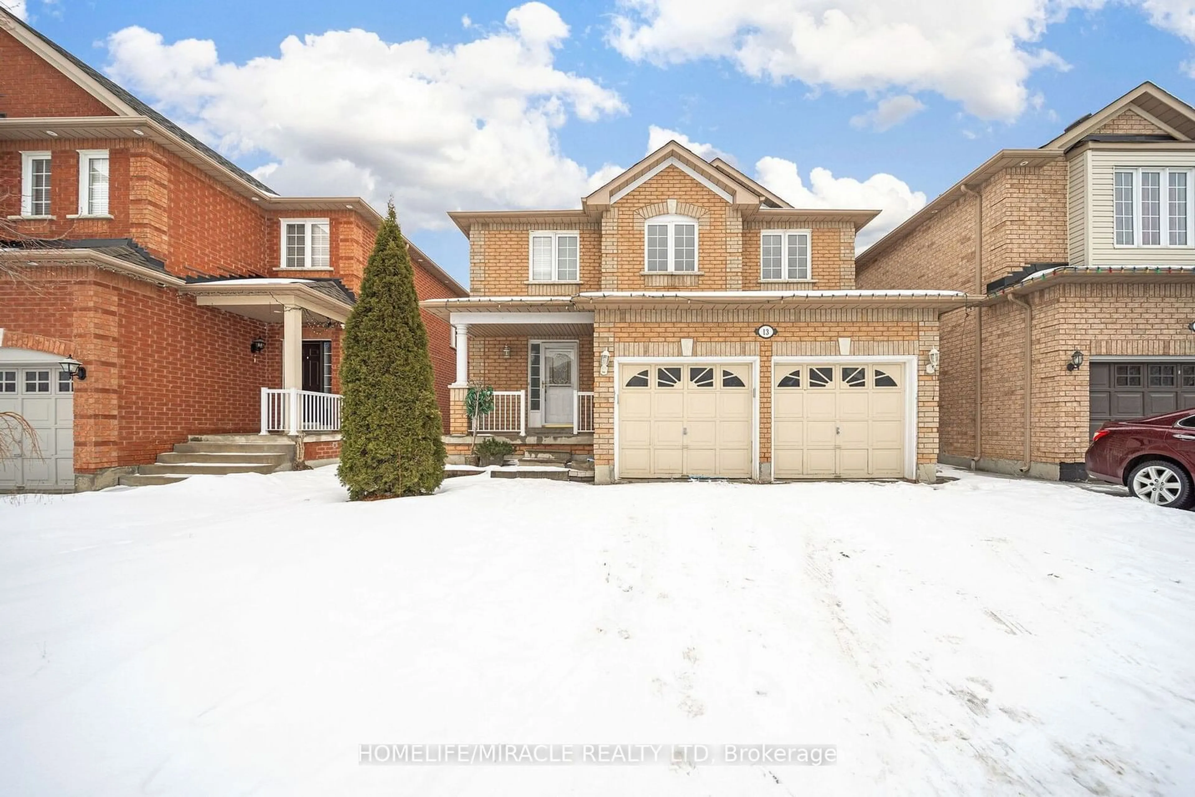 Home with brick exterior material, street for 13 Maple Beach Cres, Brampton Ontario L7A 2T8