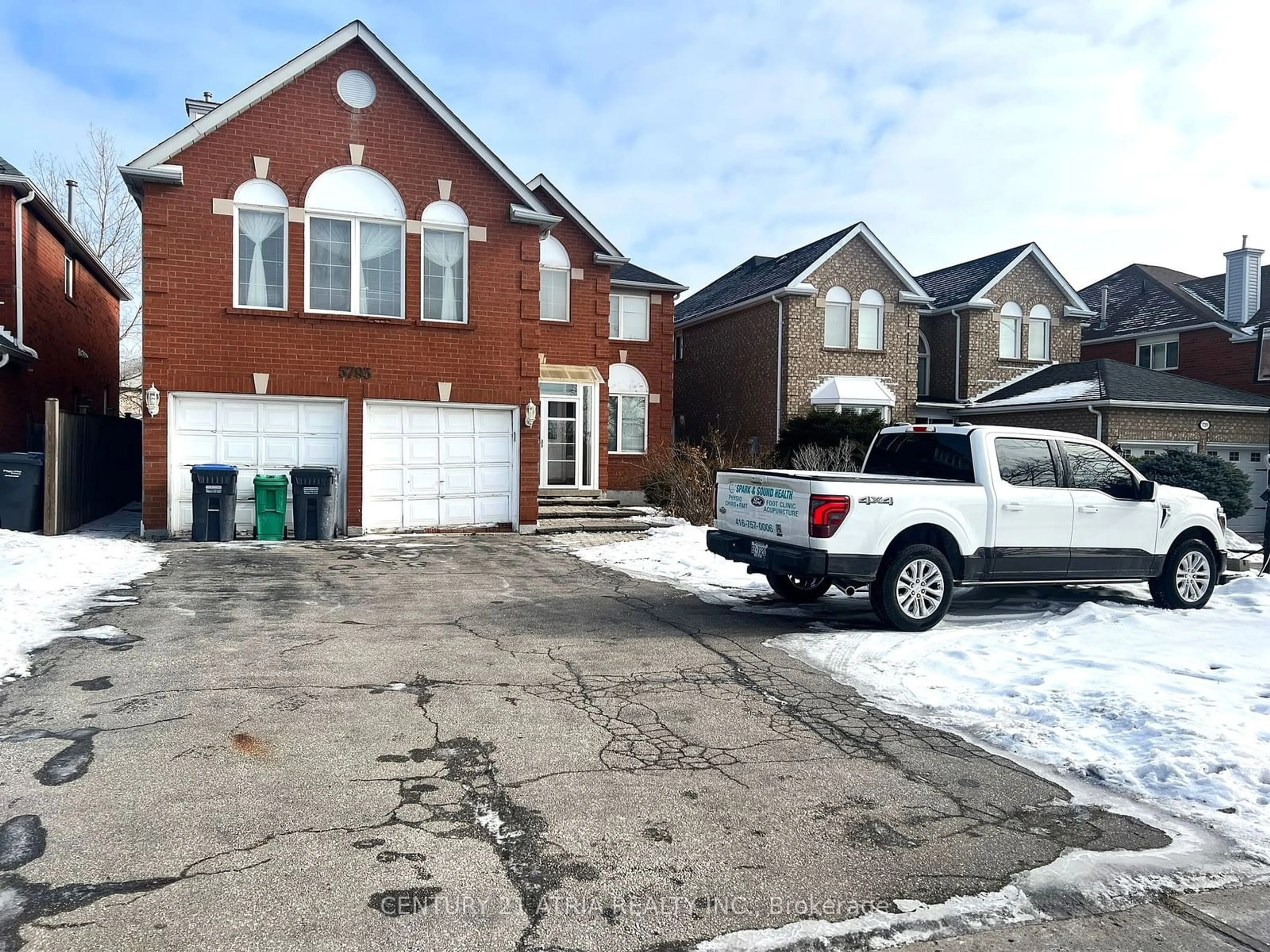 Home with brick exterior material, street for 5793 Glen Erin Dr, Mississauga Ontario L4M 5J9