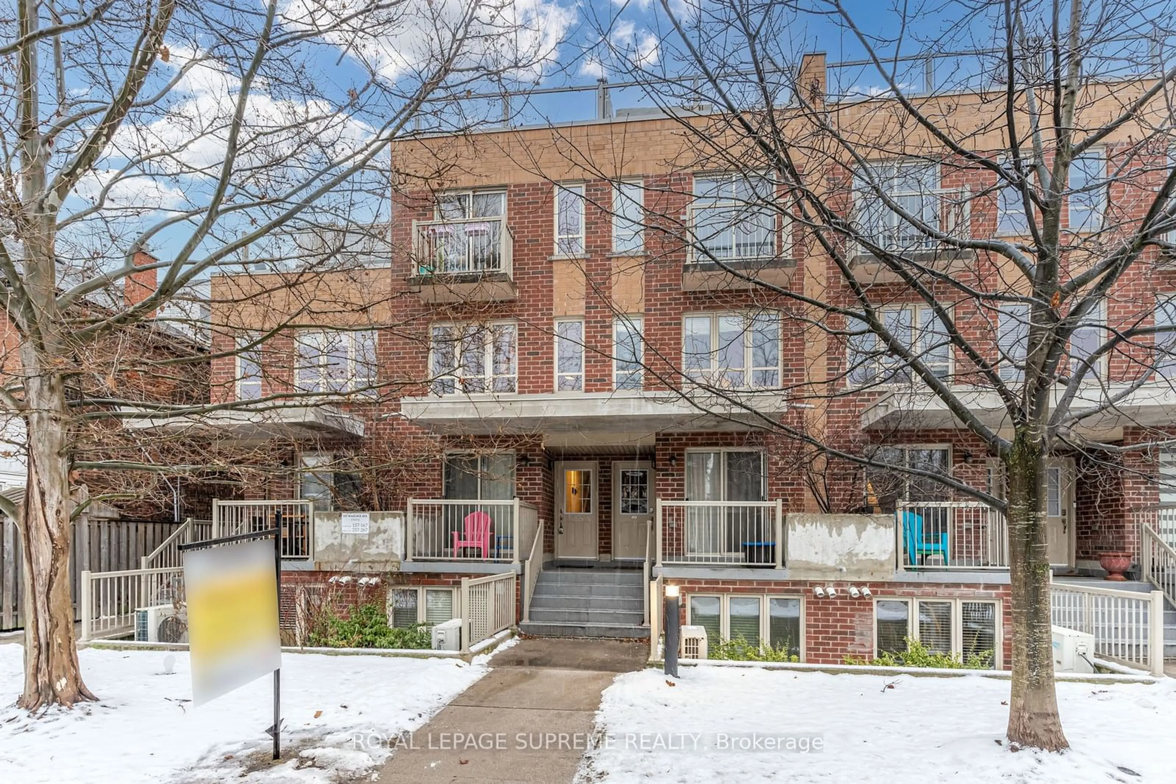 Home with brick exterior material, street for 351 Wallace Ave #266, Toronto Ontario M6P 3N1