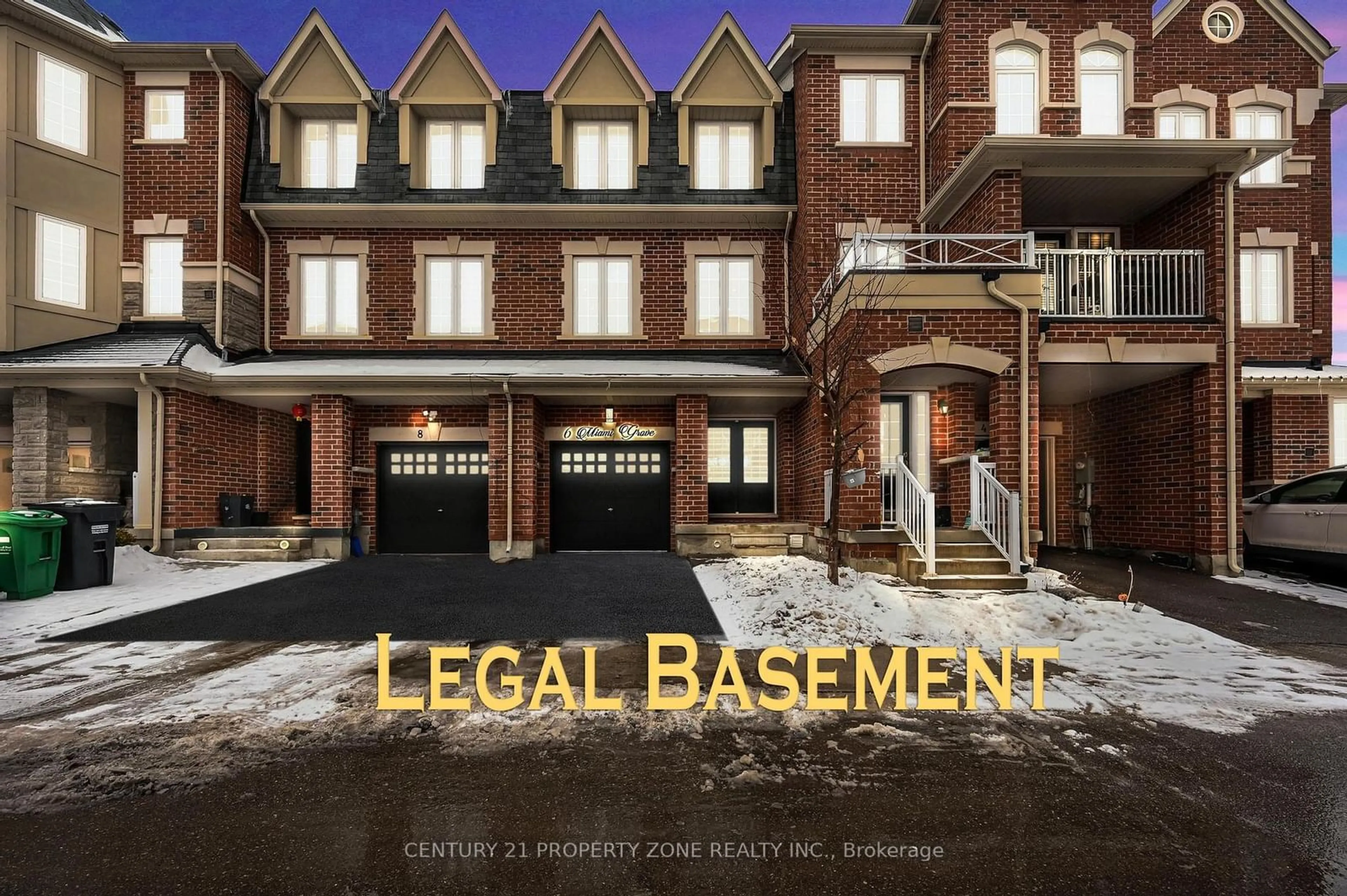 Home with brick exterior material, street for 6 Miami Grve, Brampton Ontario L6Z 0H7