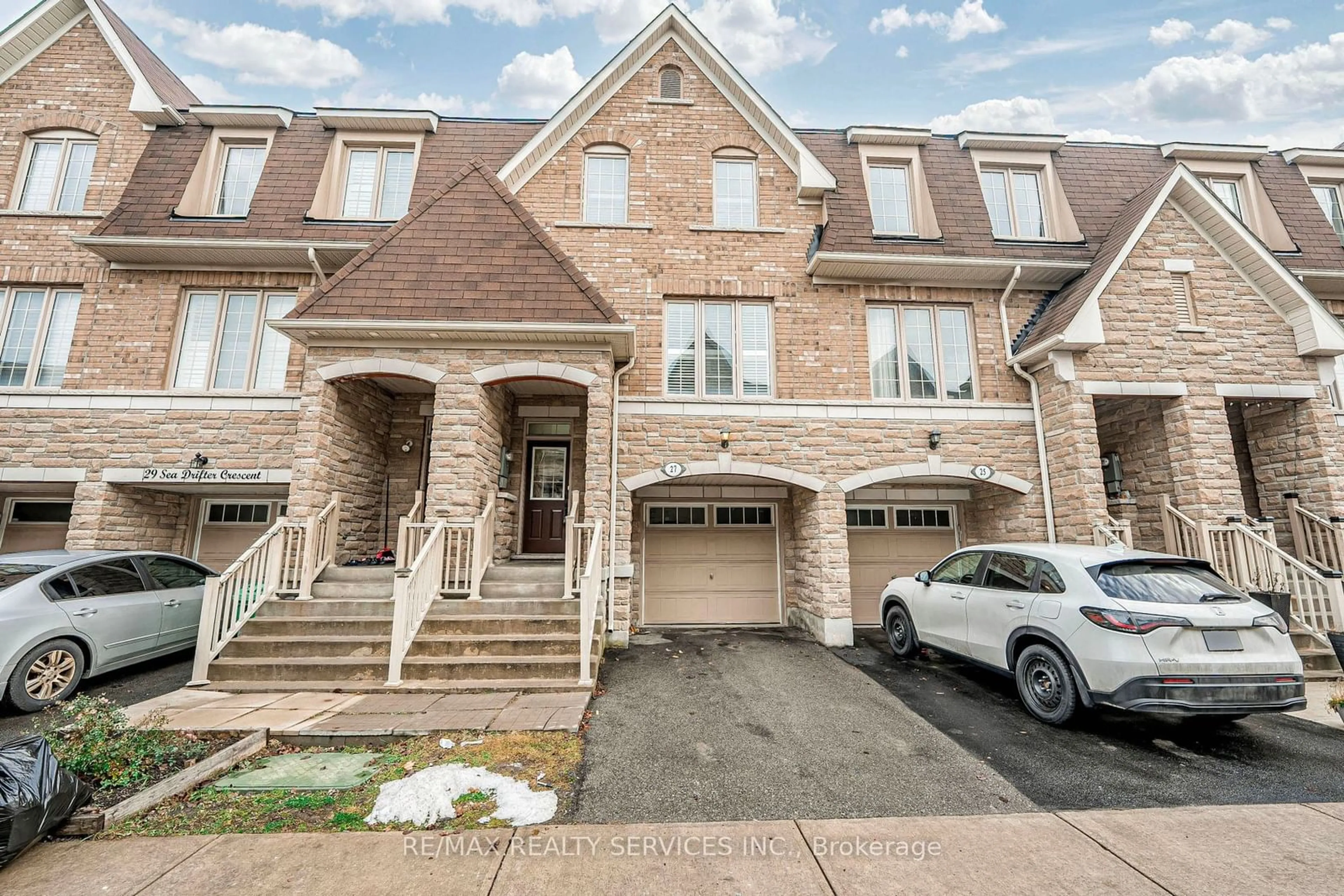 Home with brick exterior material, street for 27 Sea Drifter Cres, Brampton Ontario L6P 4A9