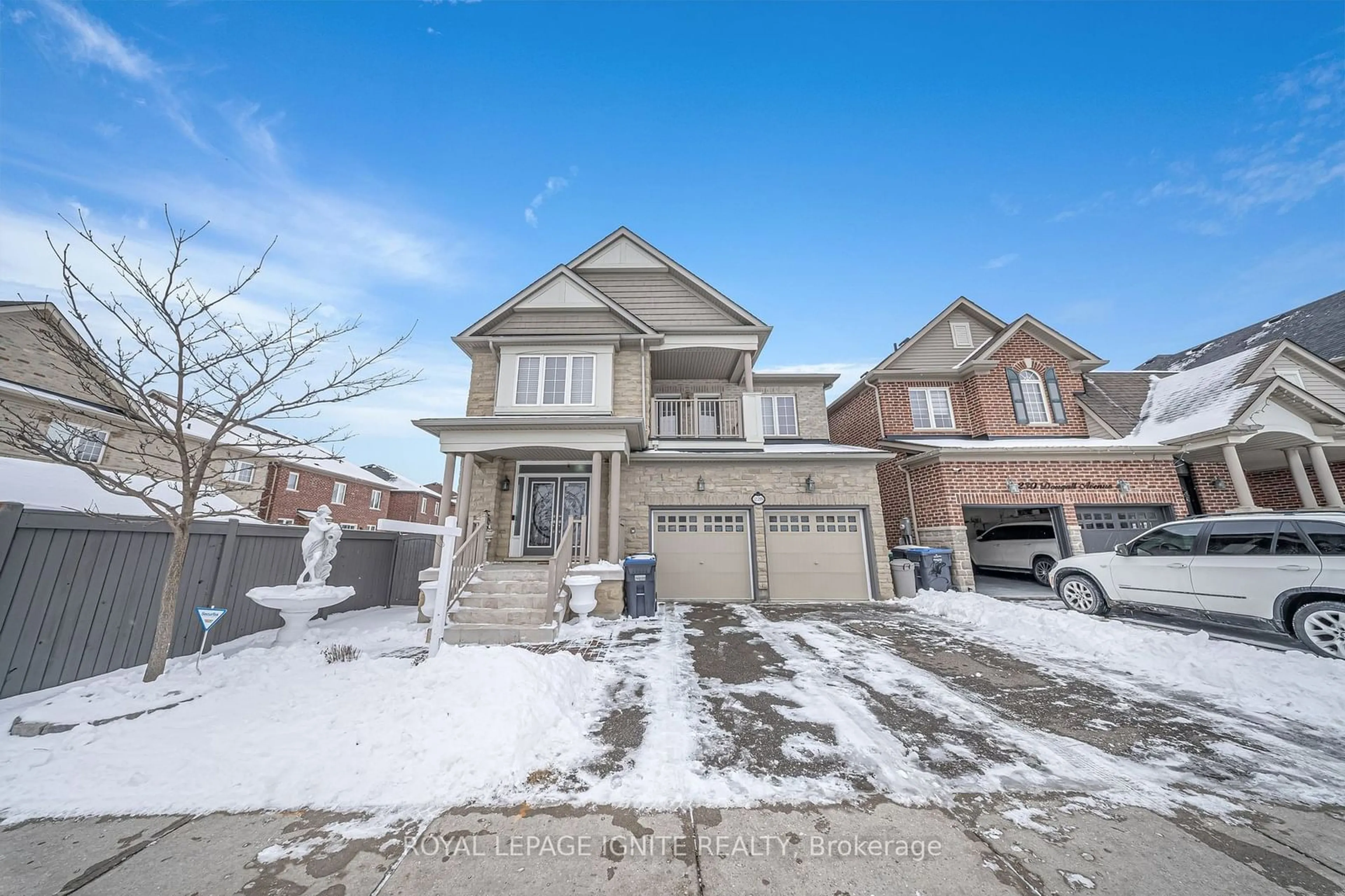 Home with brick exterior material, street for 228 Dougall Ave, Caledon Ontario L7C 3M7