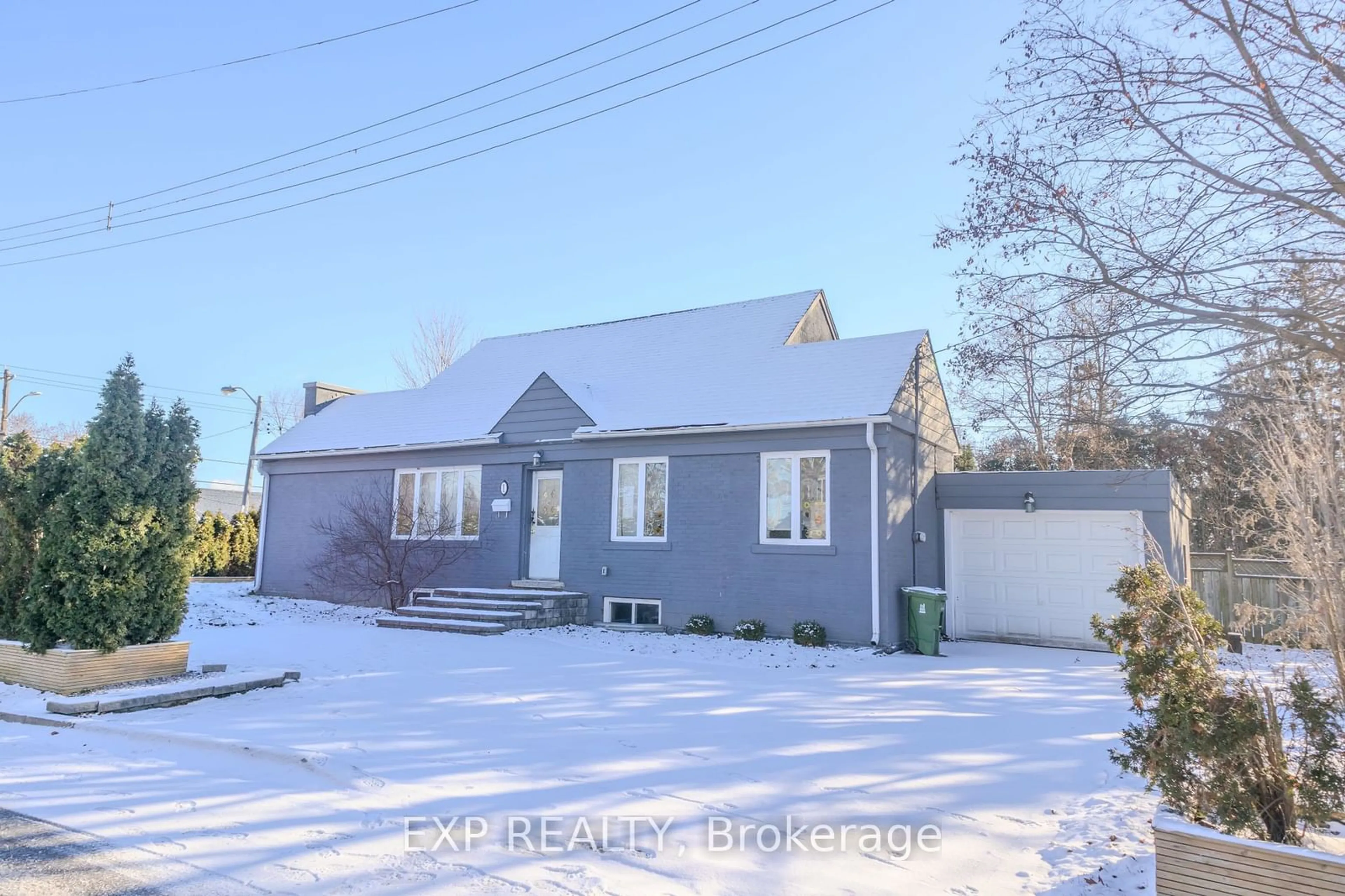 A pic from outside/outdoor area/front of a property/back of a property/a pic from drone, street for 1 Random St, Toronto Ontario M9B 2J3