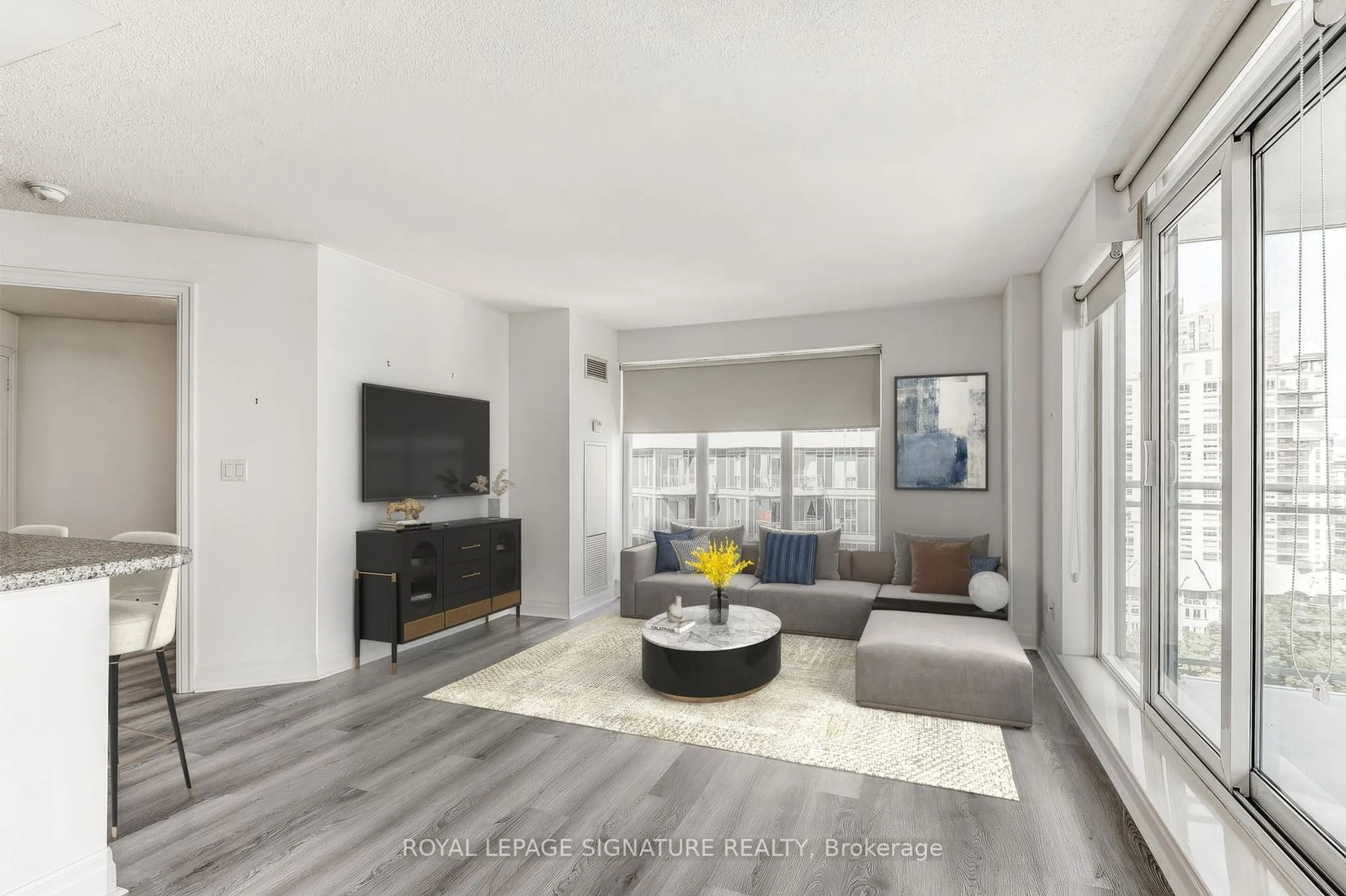 Living room with furniture, unknown for 2121 Lake Shore Blvd #1211, Toronto Ontario M8V 4E9