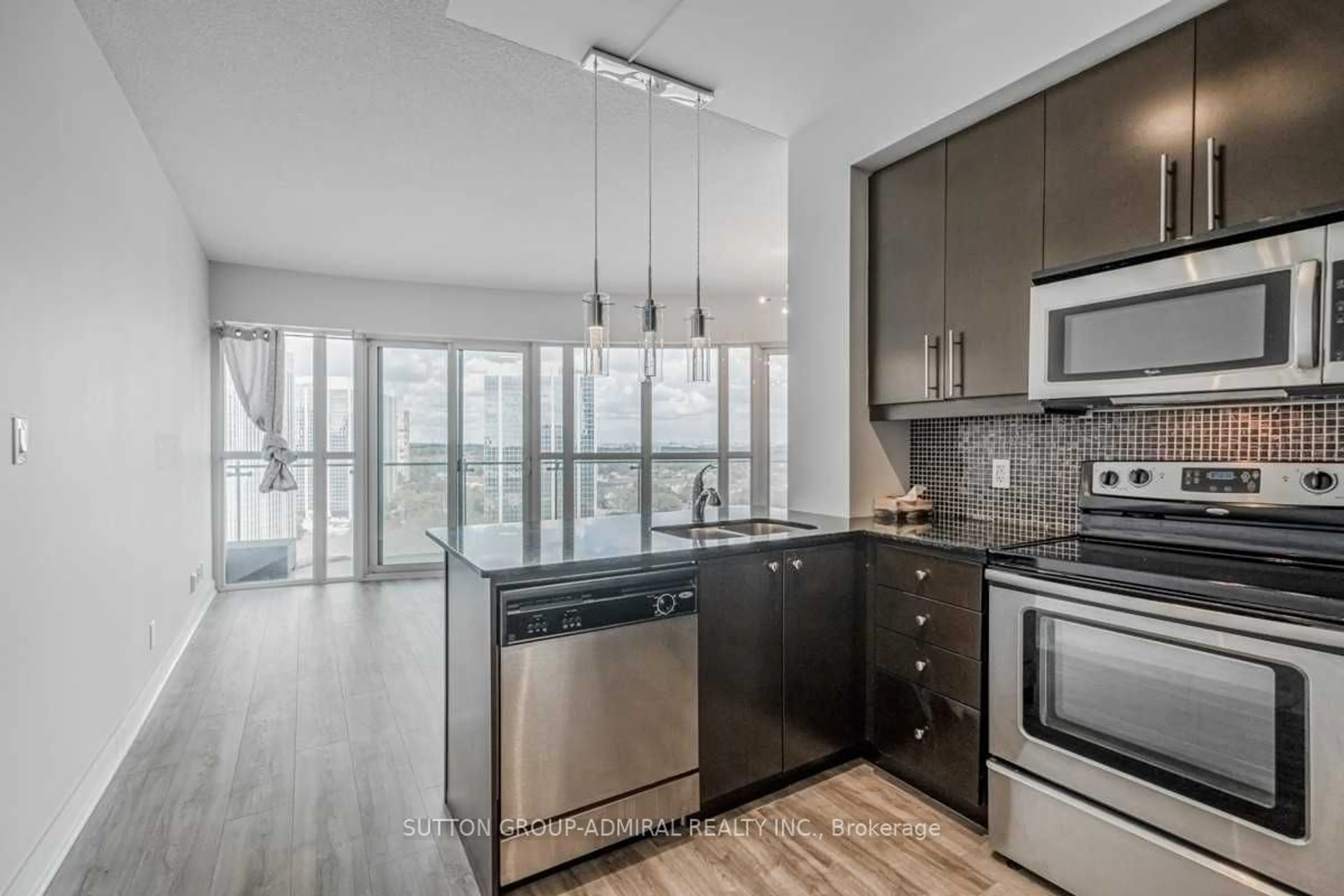 Open concept kitchen, unknown for 50 Absolute Ave #1301, Mississauga Ontario L4Z 0A8