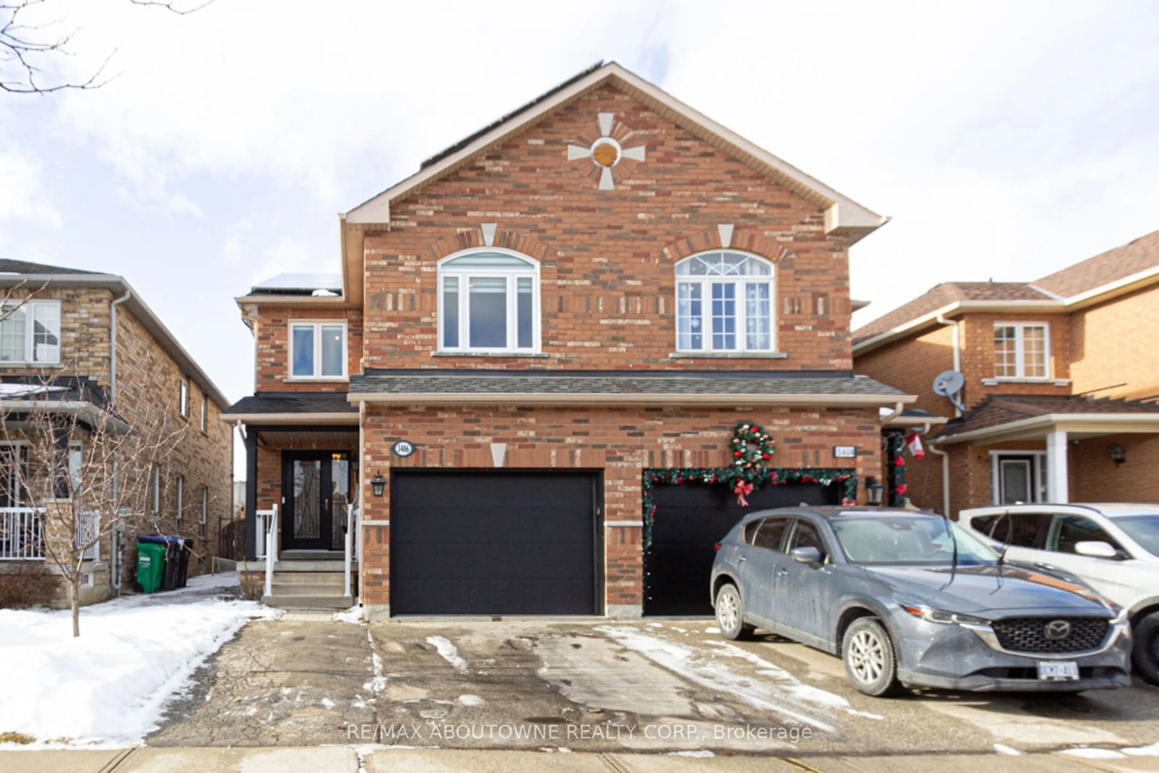 Home with brick exterior material, street for 3406 Crimson King Circ, Mississauga Ontario L5N 8M9