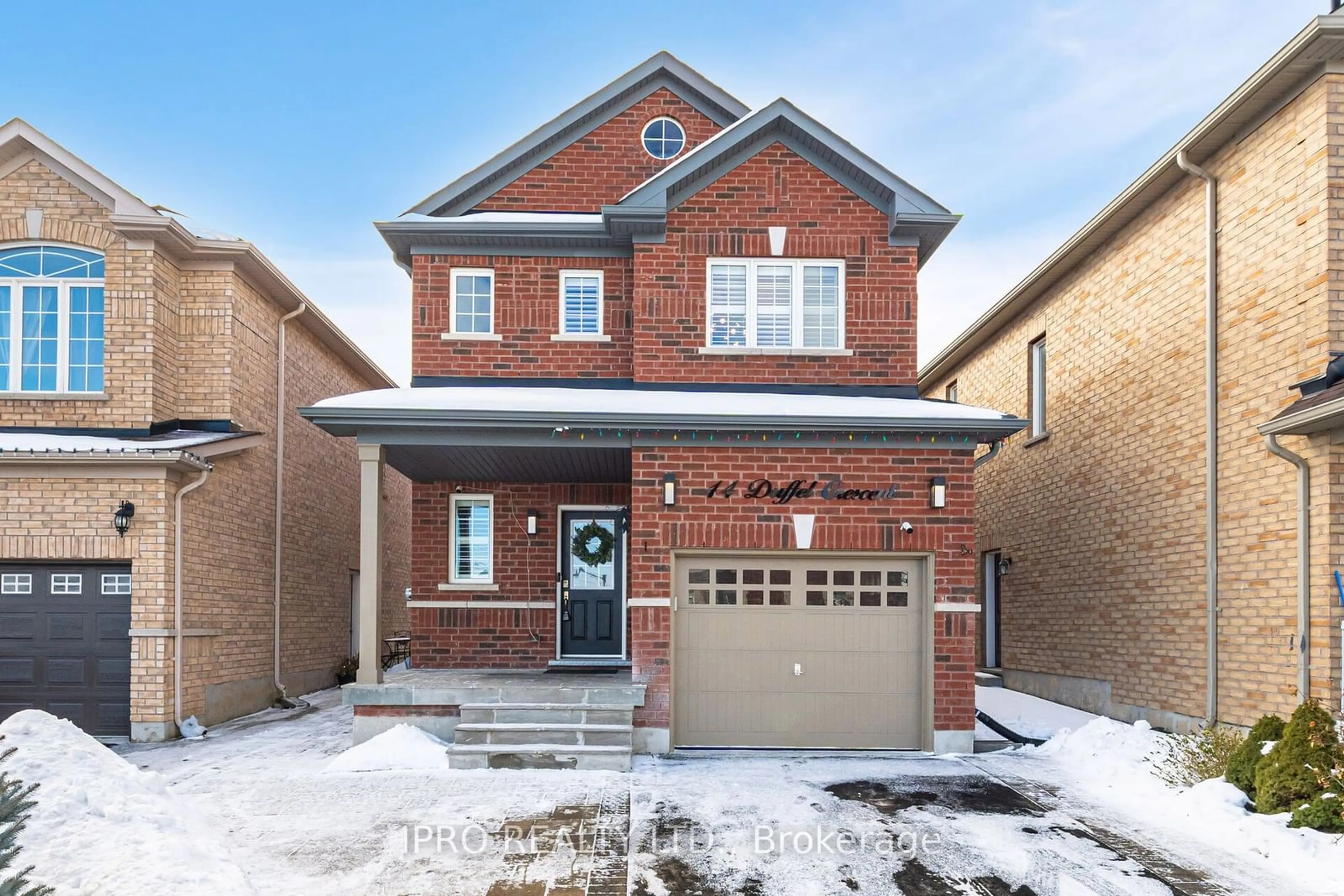 Home with brick exterior material, street for 14 Duffel Cres, Halton Hills Ontario L7G 0H7