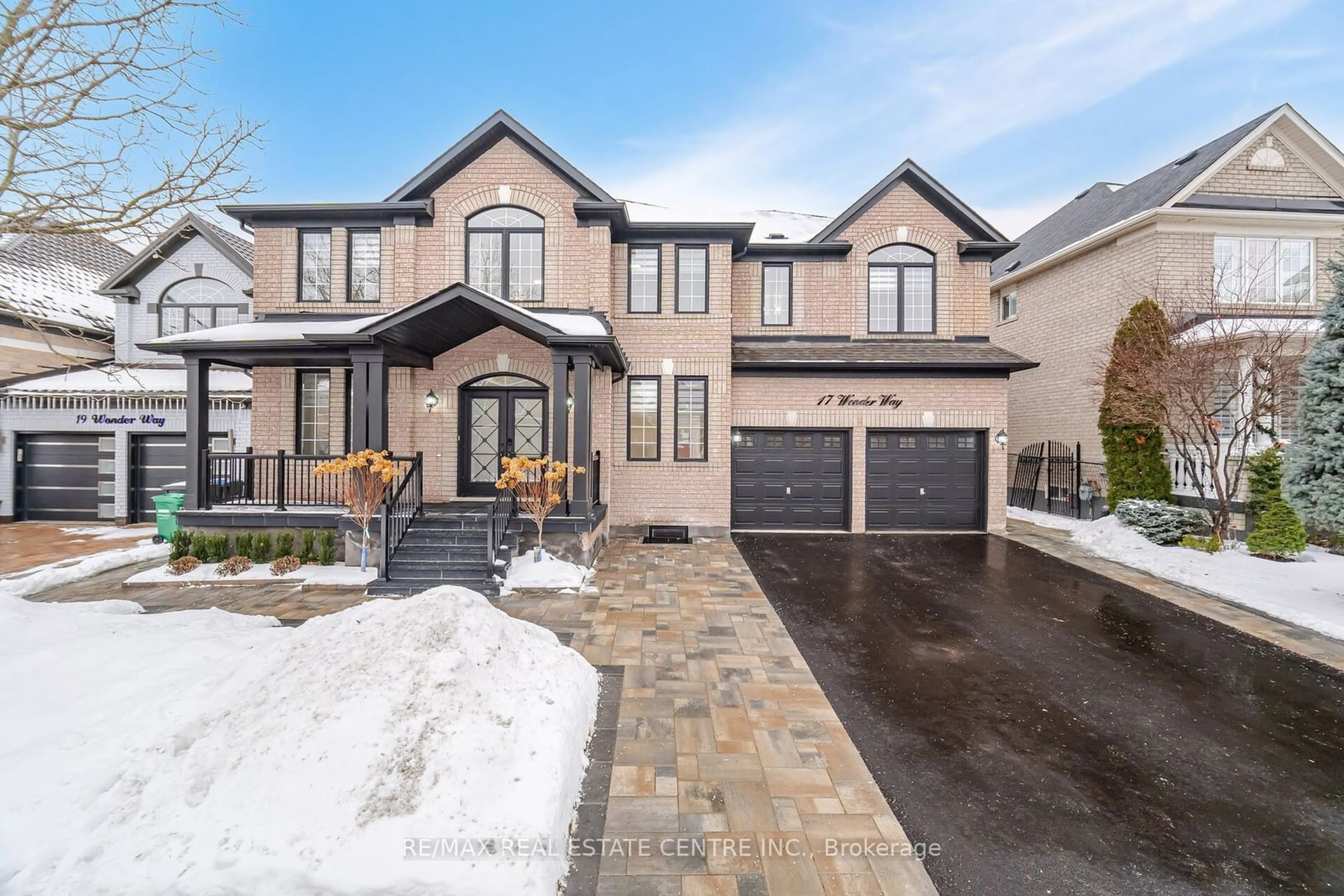 Home with brick exterior material, street for 17 Wonder Way, Brampton Ontario L6P 1G1