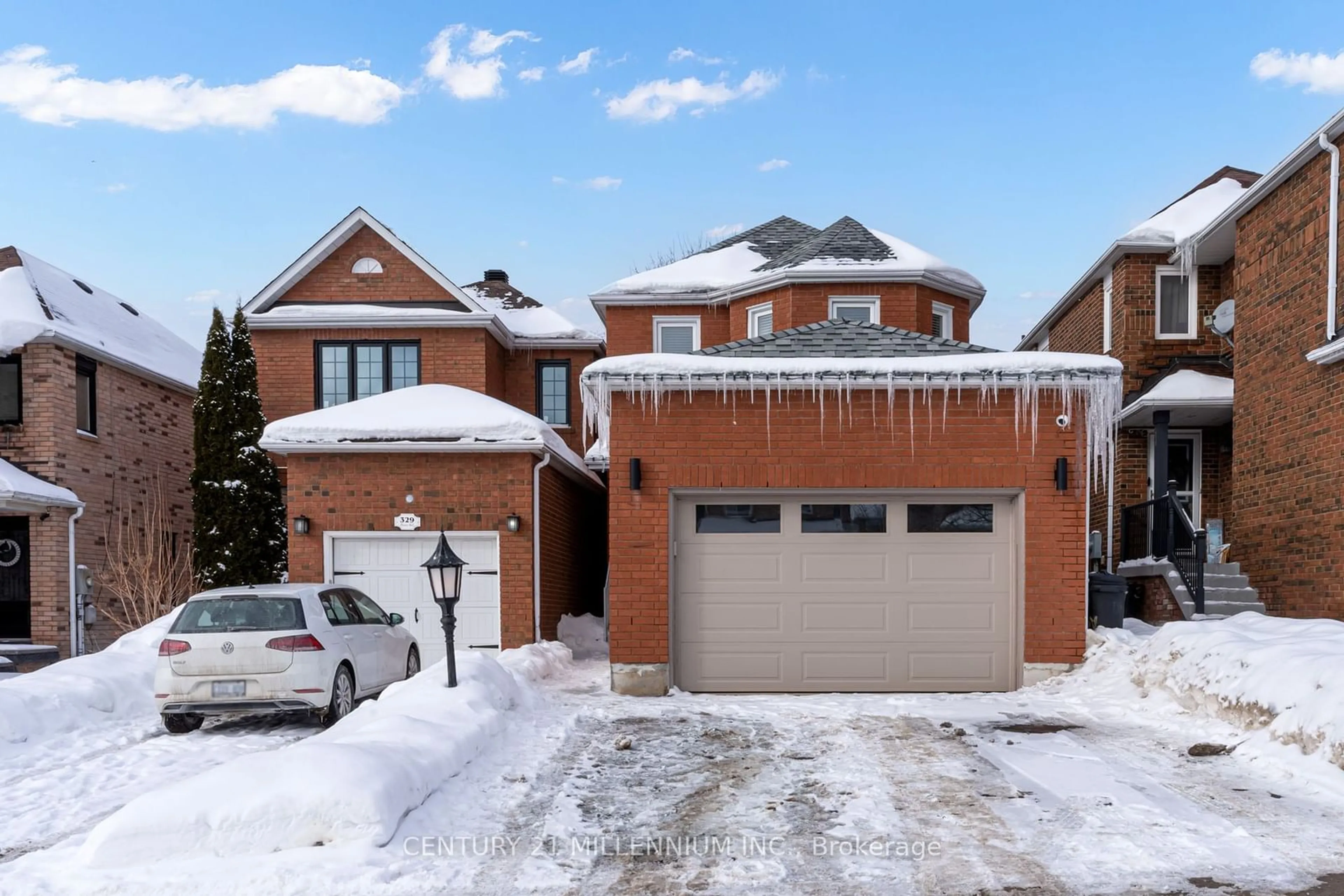 Home with brick exterior material, street for 327 Perry Rd, Orangeville Ontario L9W 4Y9