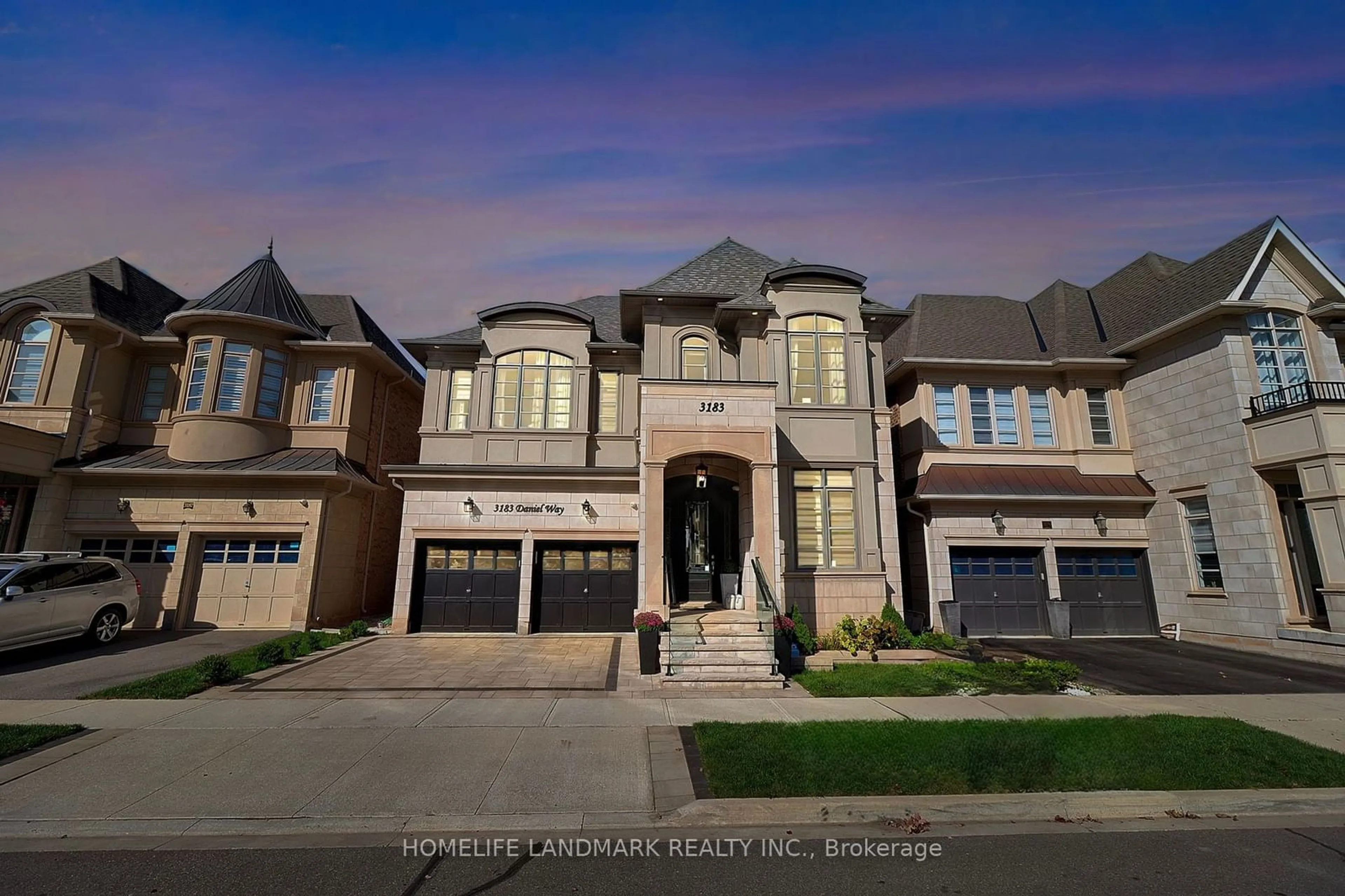 Home with brick exterior material, street for 3183 Daniel Way, Oakville Ontario L6H 0V7