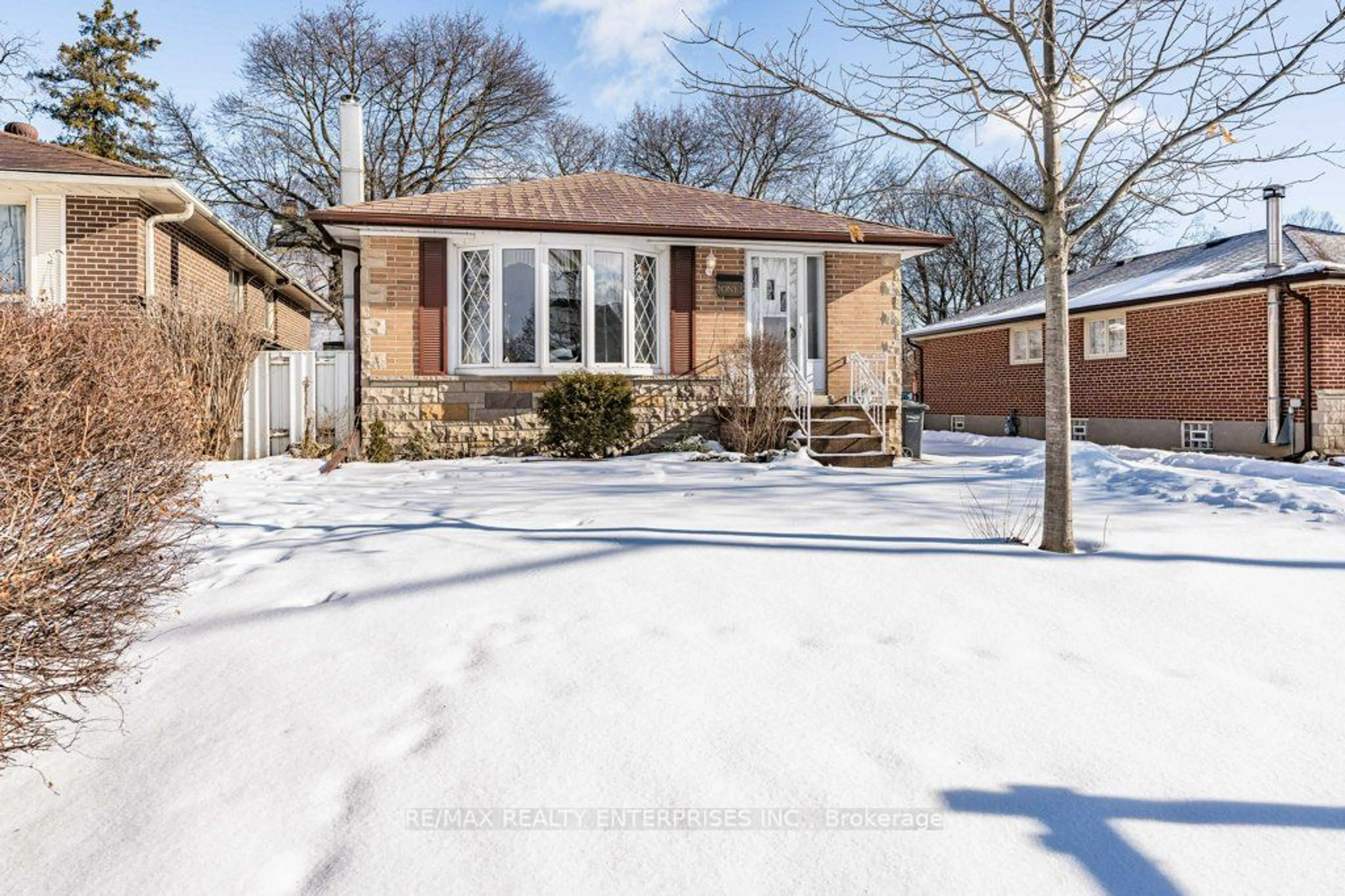 Home with brick exterior material, street for 1 Beatty Ave, Brampton Ontario L6W 2H8