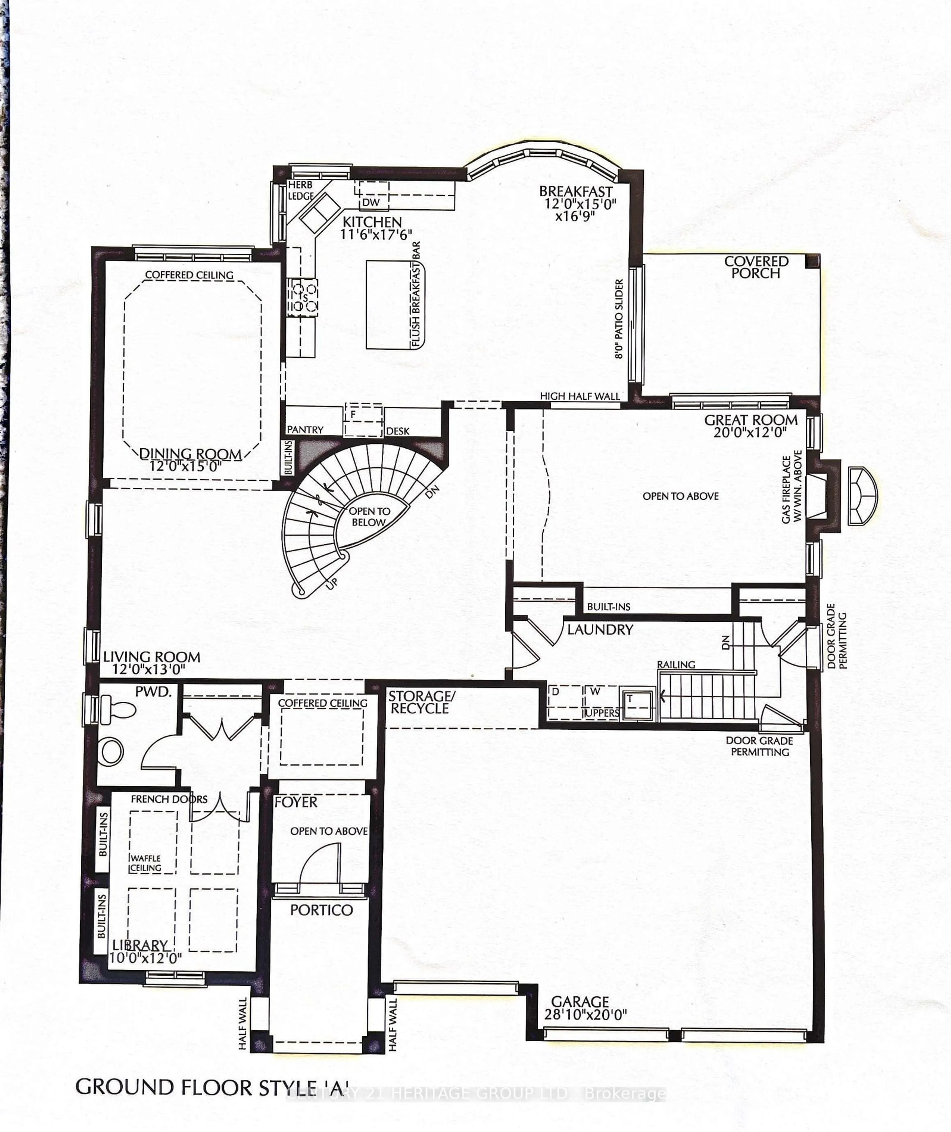 Floor plan for 8 Chinzan Way, Brampton Ontario L6X 0X3