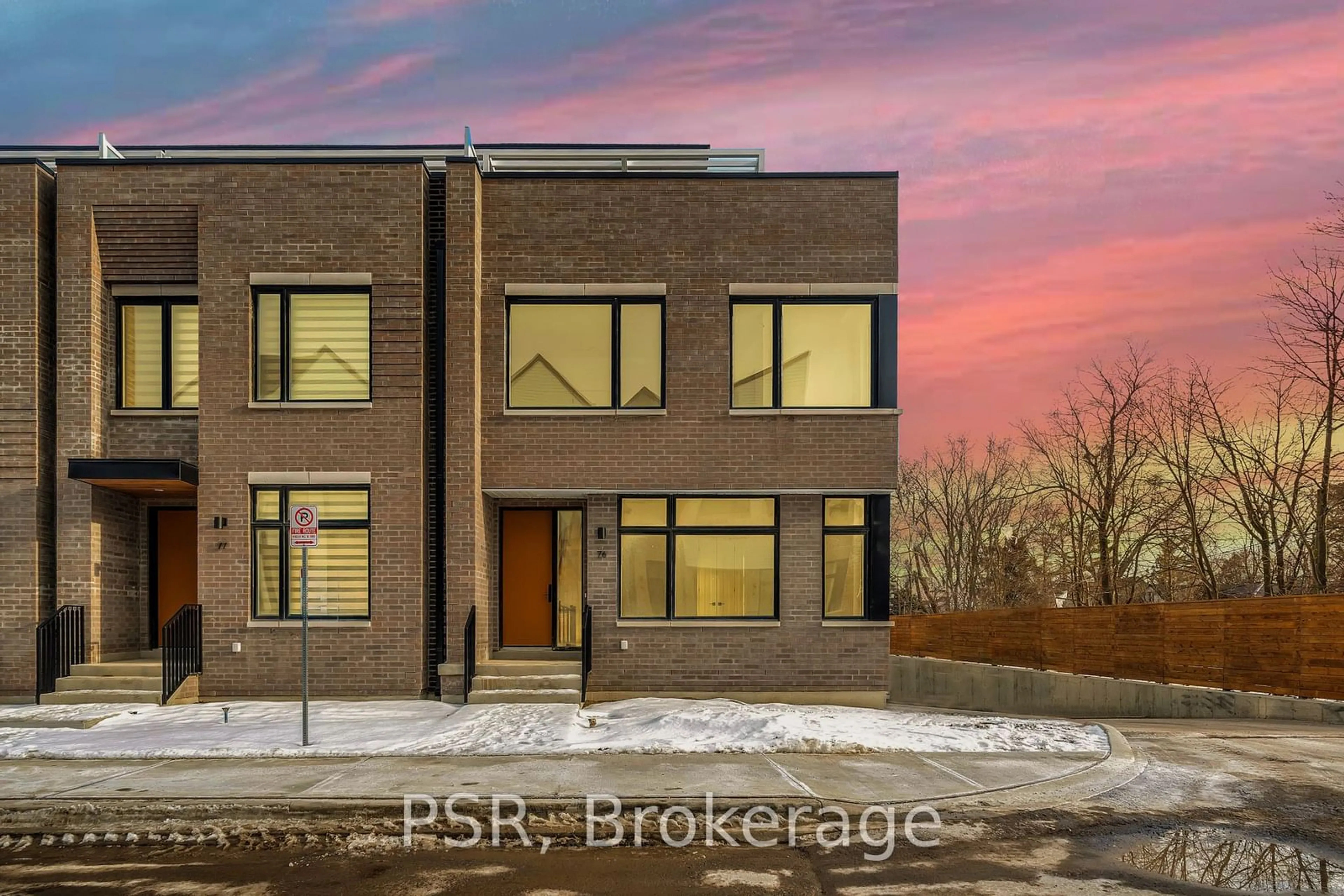 Home with brick exterior material, building for 50 Lou Parsons Way #76, Mississauga Ontario L5H 0B2