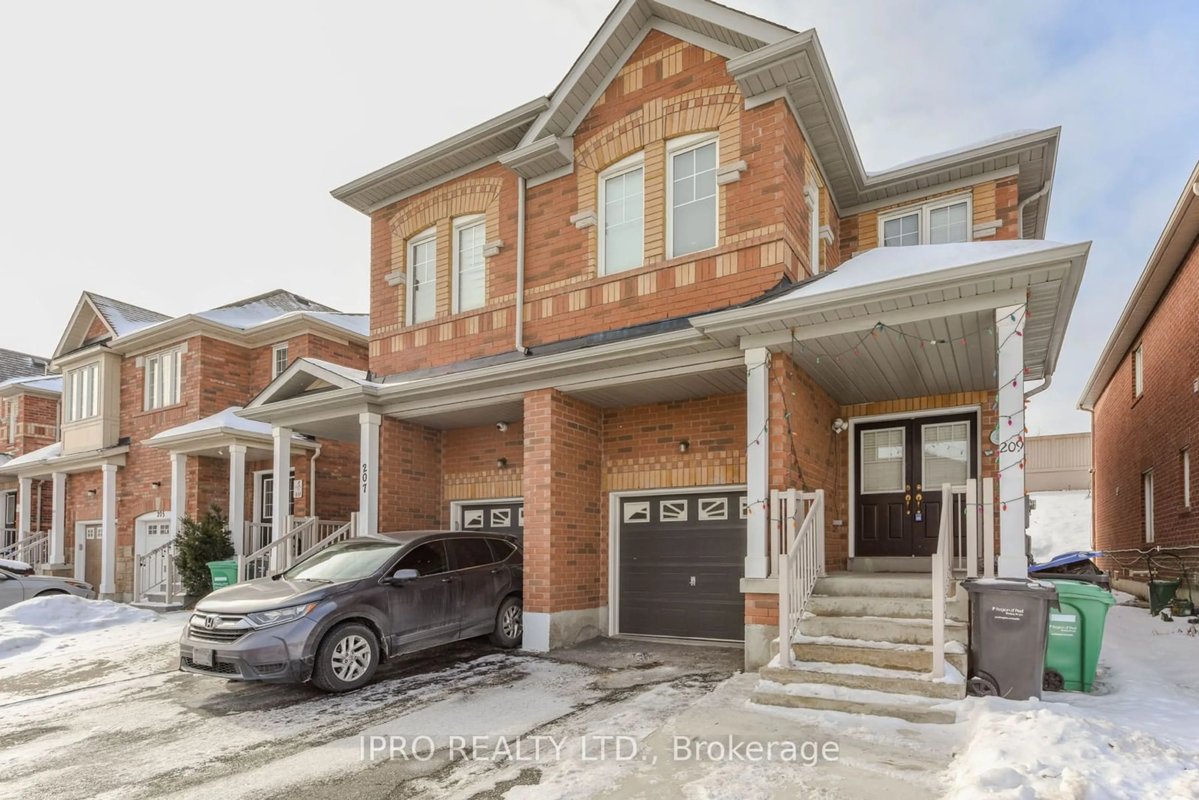 Home with brick exterior material, street for 209 Checkerberry Cres, Brampton Ontario L6R 3P8