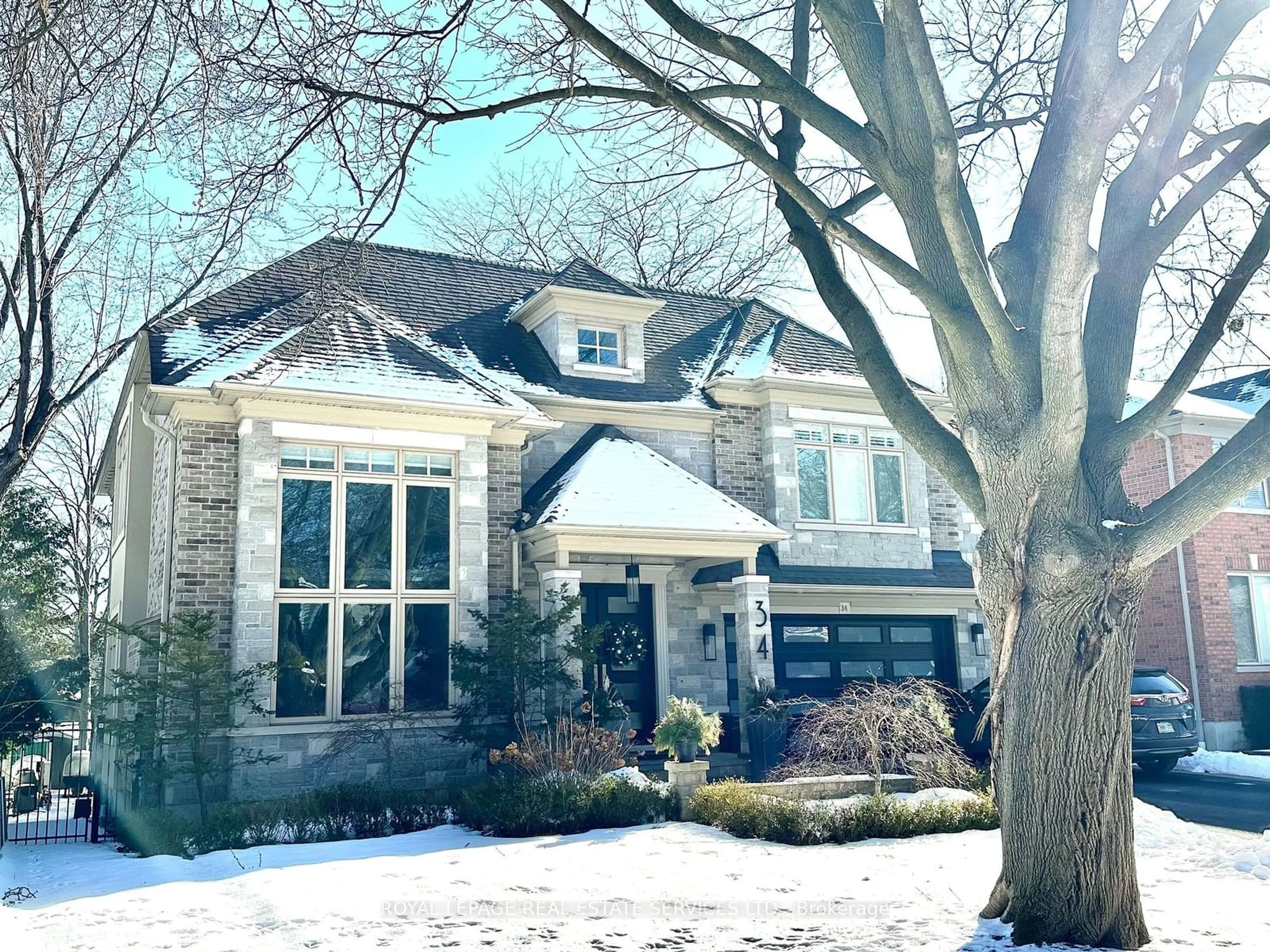 Home with brick exterior material, street for 34 Nottingham Dr, Toronto Ontario M9A 2W5