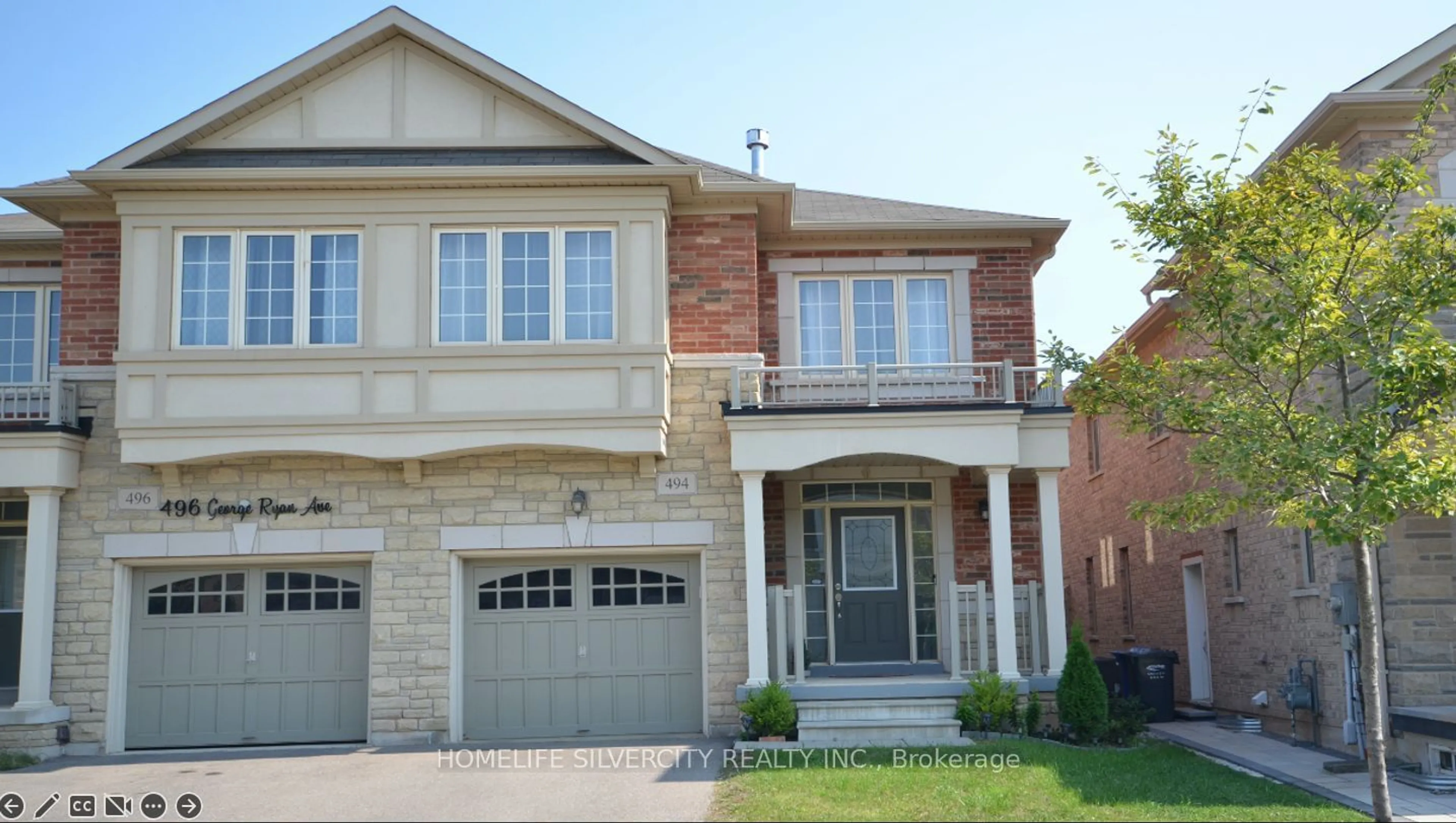 Home with brick exterior material, street for 494 George Ryan Ave, Oakville Ontario L6H 0S5