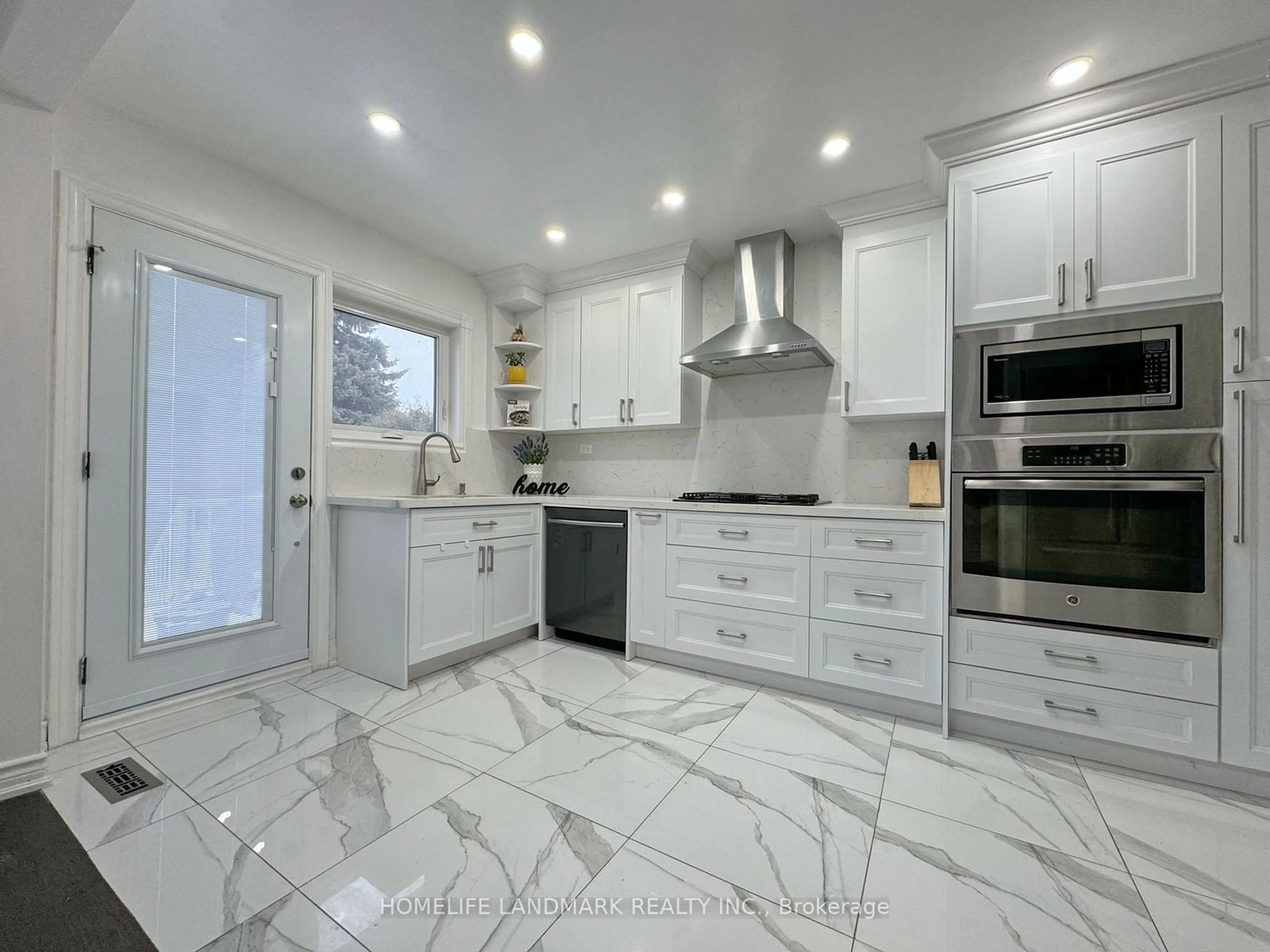 Contemporary kitchen, ceramic/tile floor for 1553 Ogden Ave, Mississauga Ontario L5E 2H9