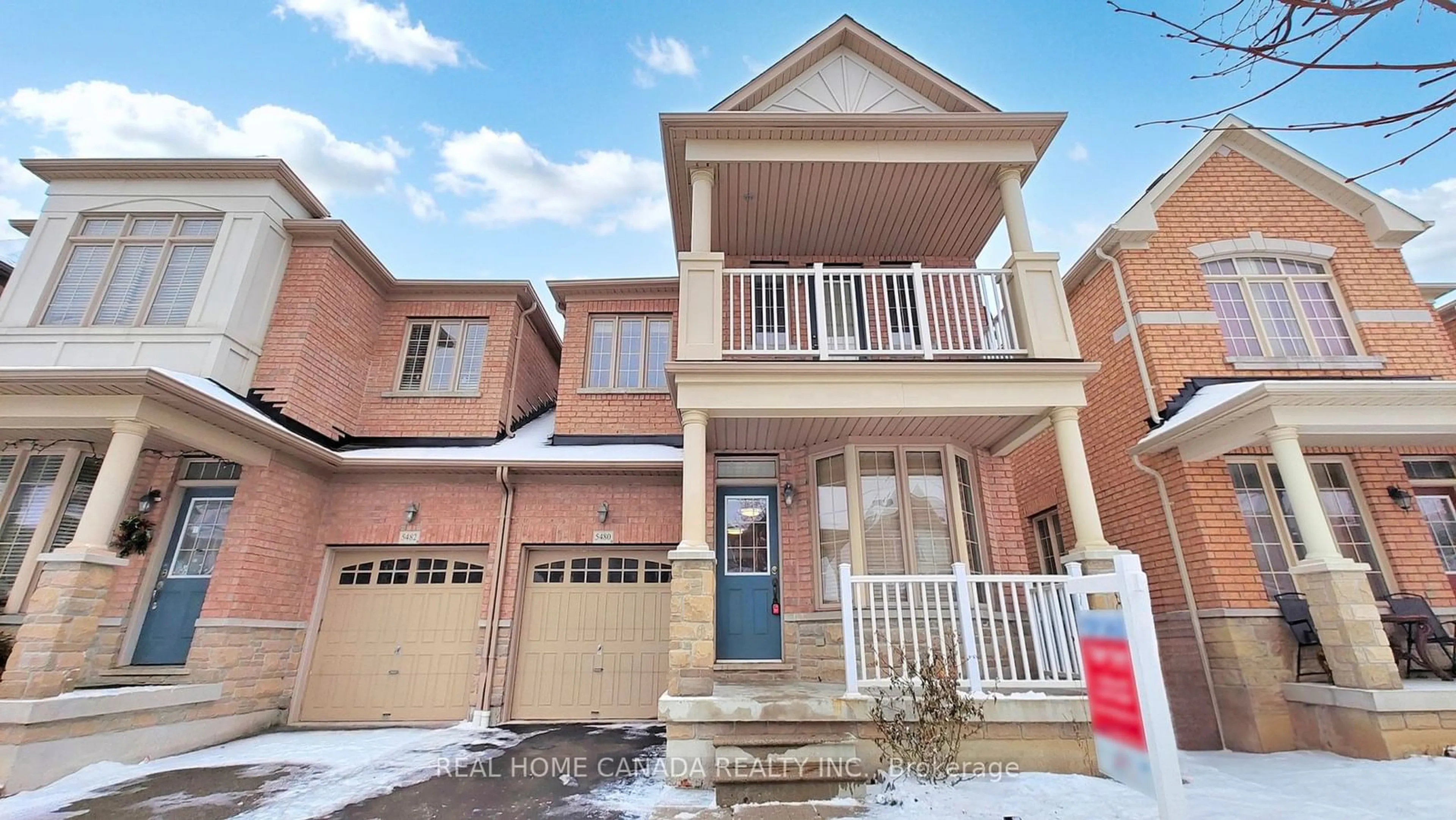 Home with brick exterior material, street for 5480 Fudge Terr, Mississauga Ontario L5M 0M8