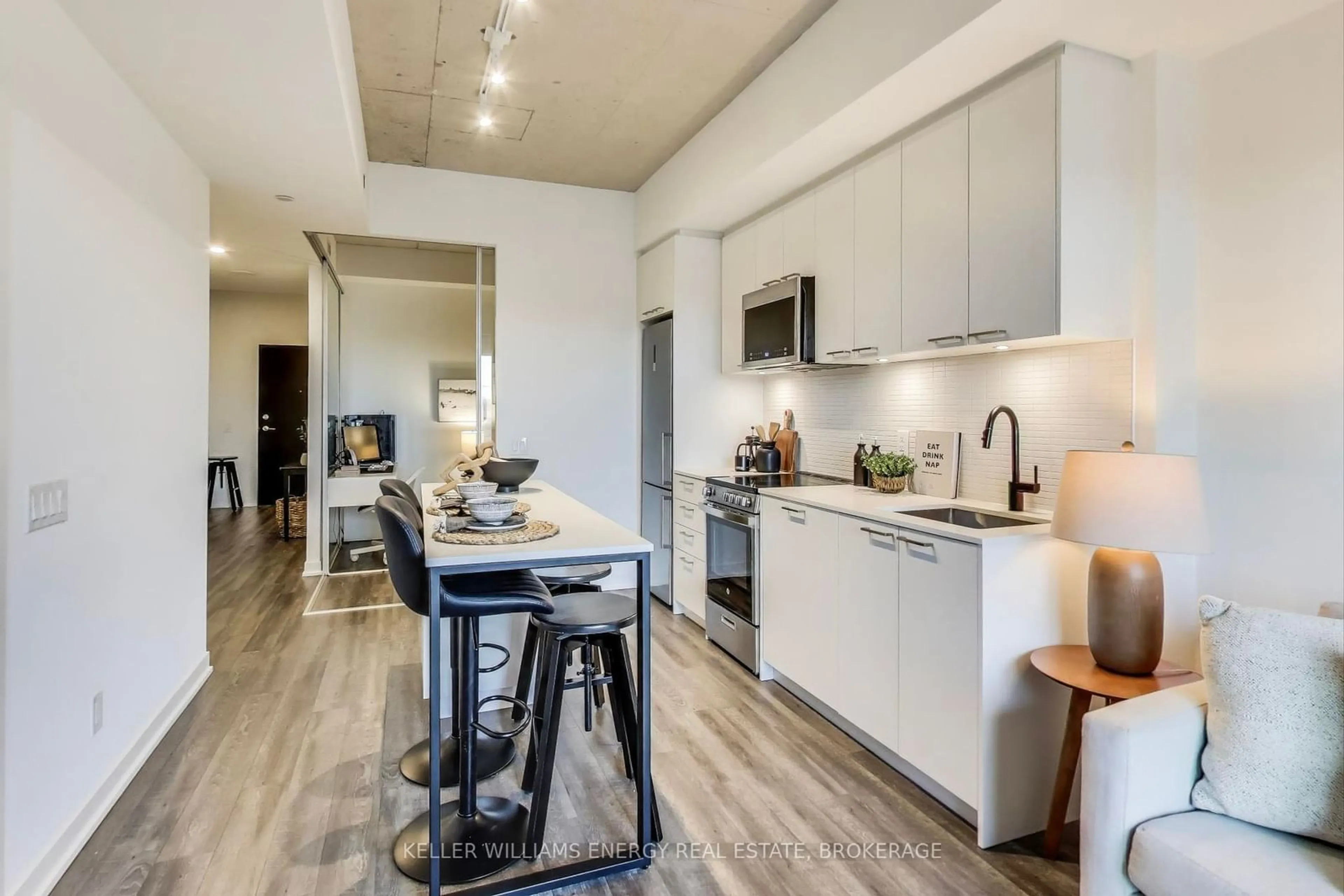 Open concept kitchen, unknown for 1808 St. Clair Ave #501, Toronto Ontario M6N 0C1