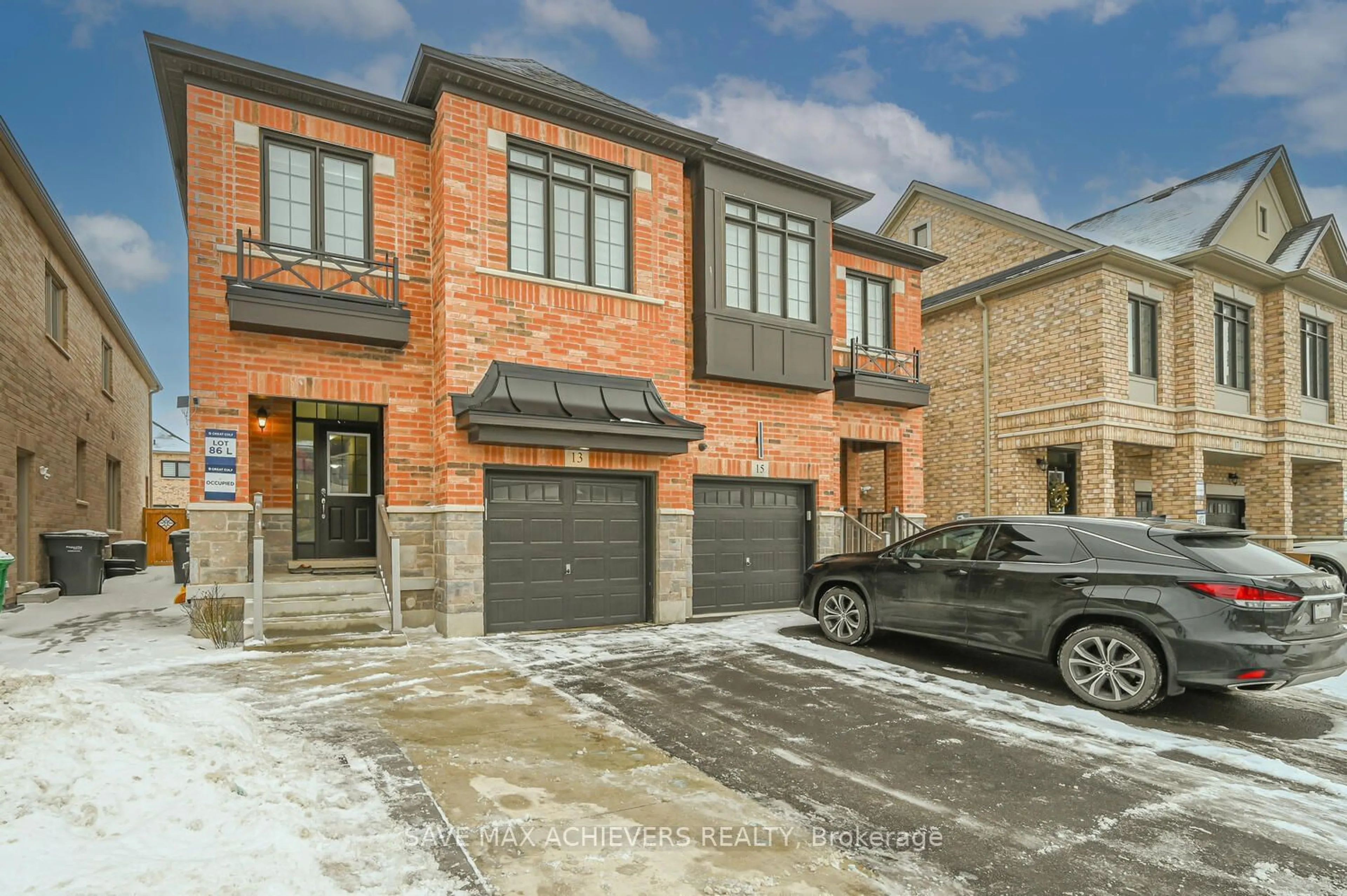 Home with brick exterior material, street for 13 Banner Elk St, Brampton Ontario L6Y 6J6