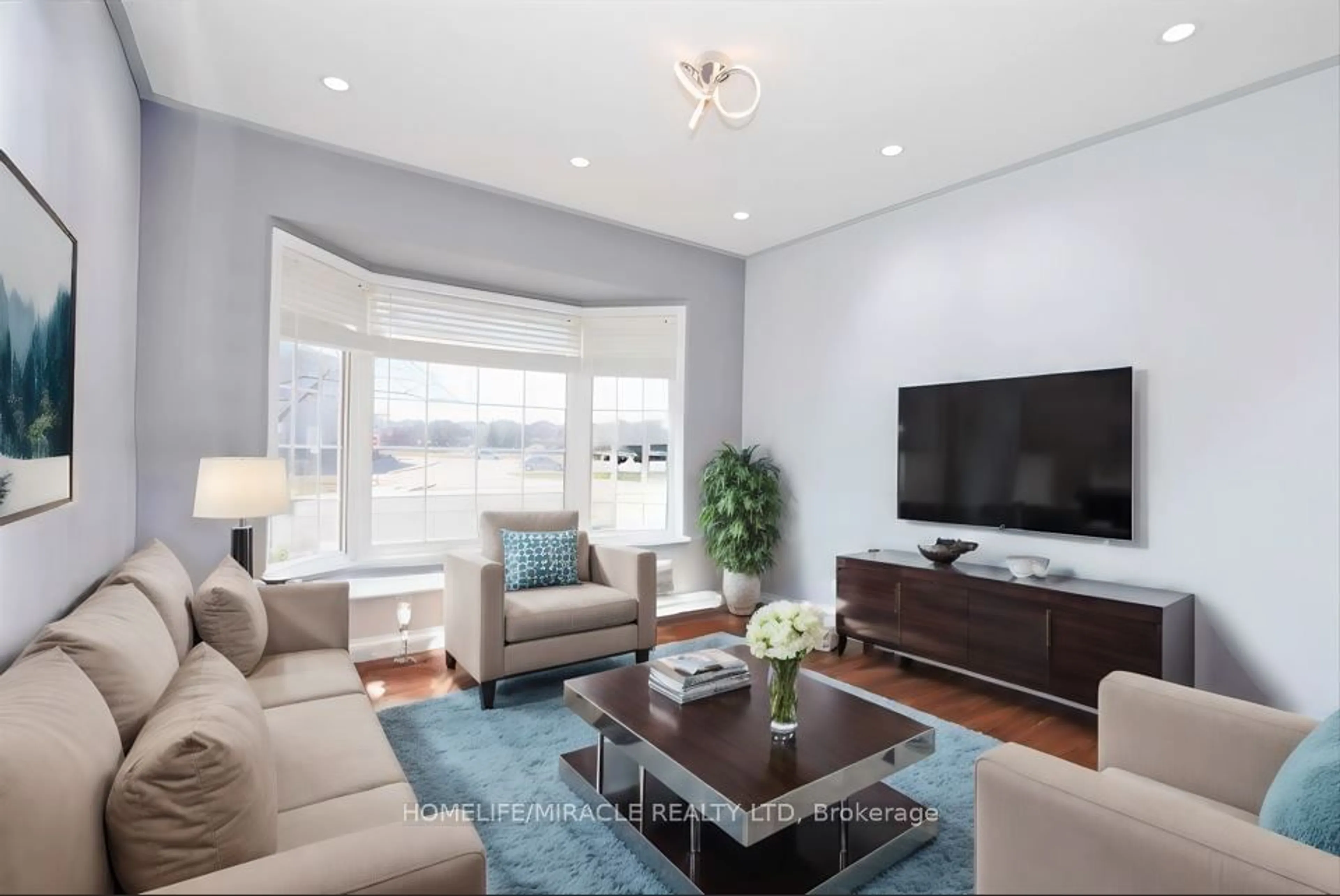 Living room with furniture, unknown for 215 Brisdale Dr, Brampton Ontario L7A 2T4