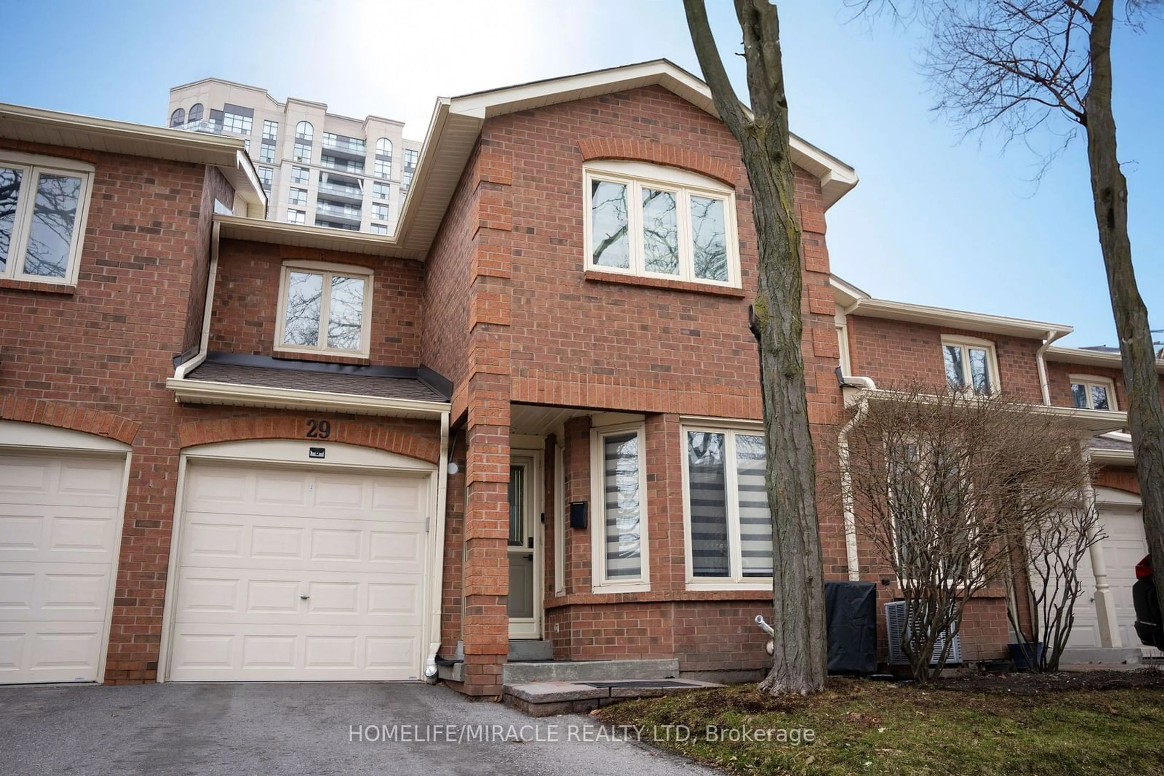 Home with brick exterior material, street for 5020 Delaware Dr #29, Mississauga Ontario L4Z 3C7