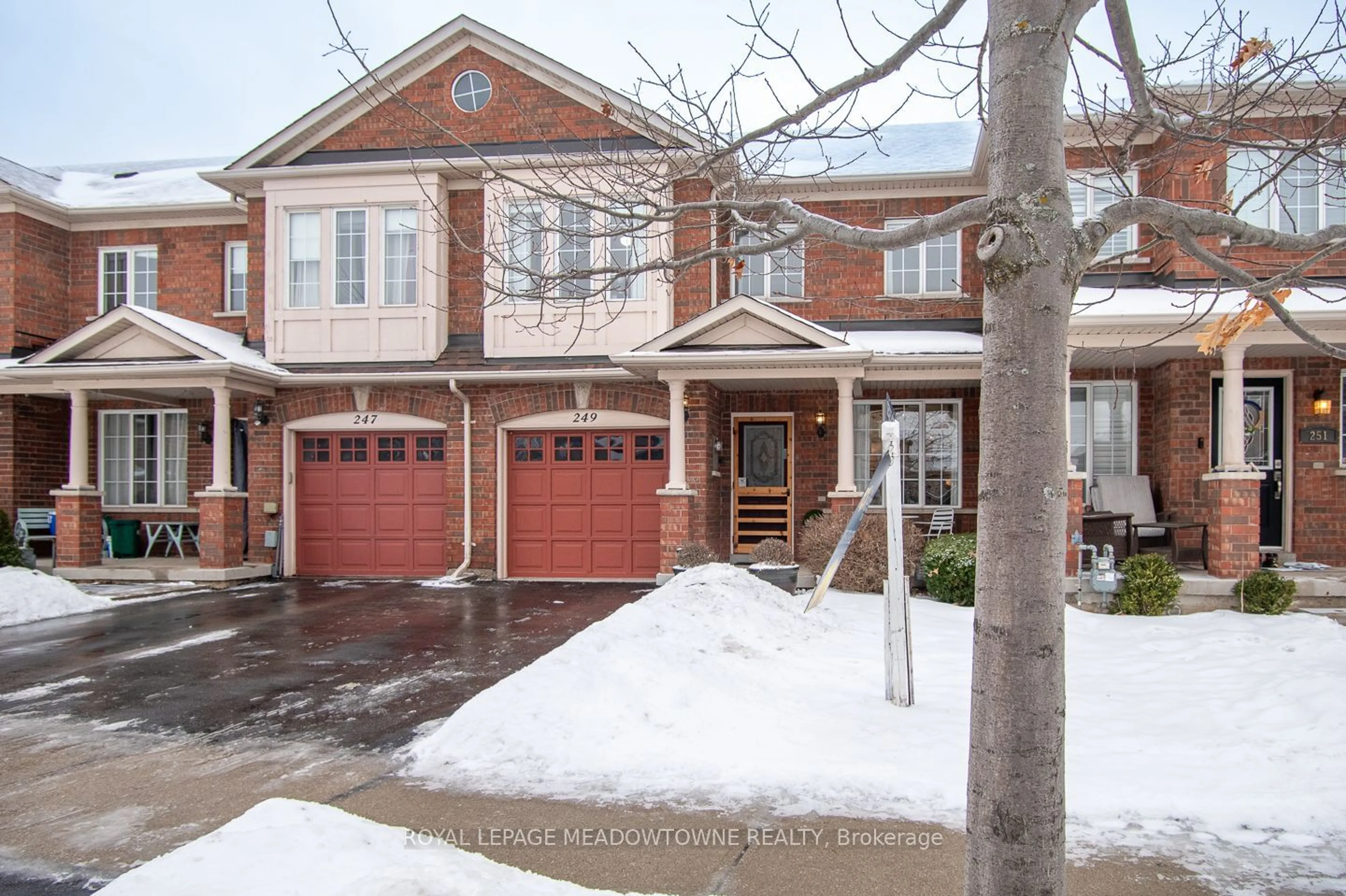 Home with brick exterior material, street for 249 Hadley Woods Terr, Milton Ontario L9T 5Y8