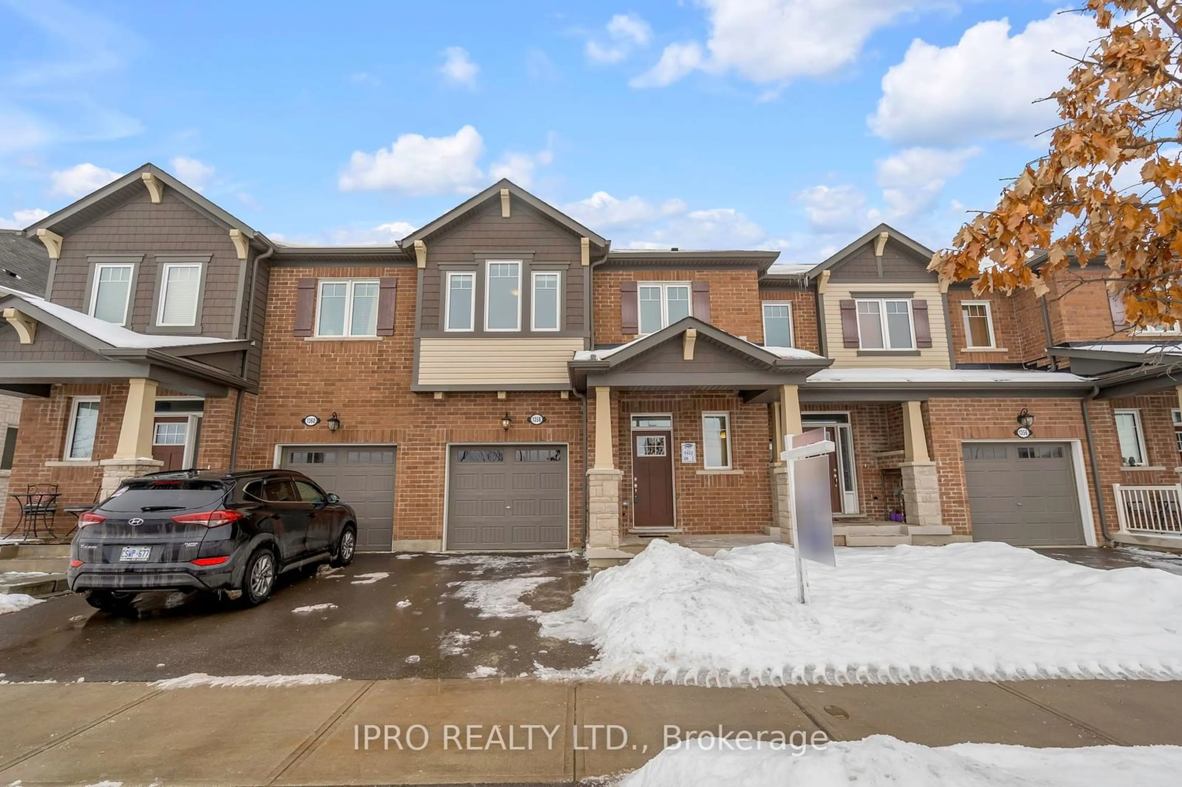 Home with brick exterior material, street for 1358 Sycamore Gdns, Milton Ontario L9T 2X5