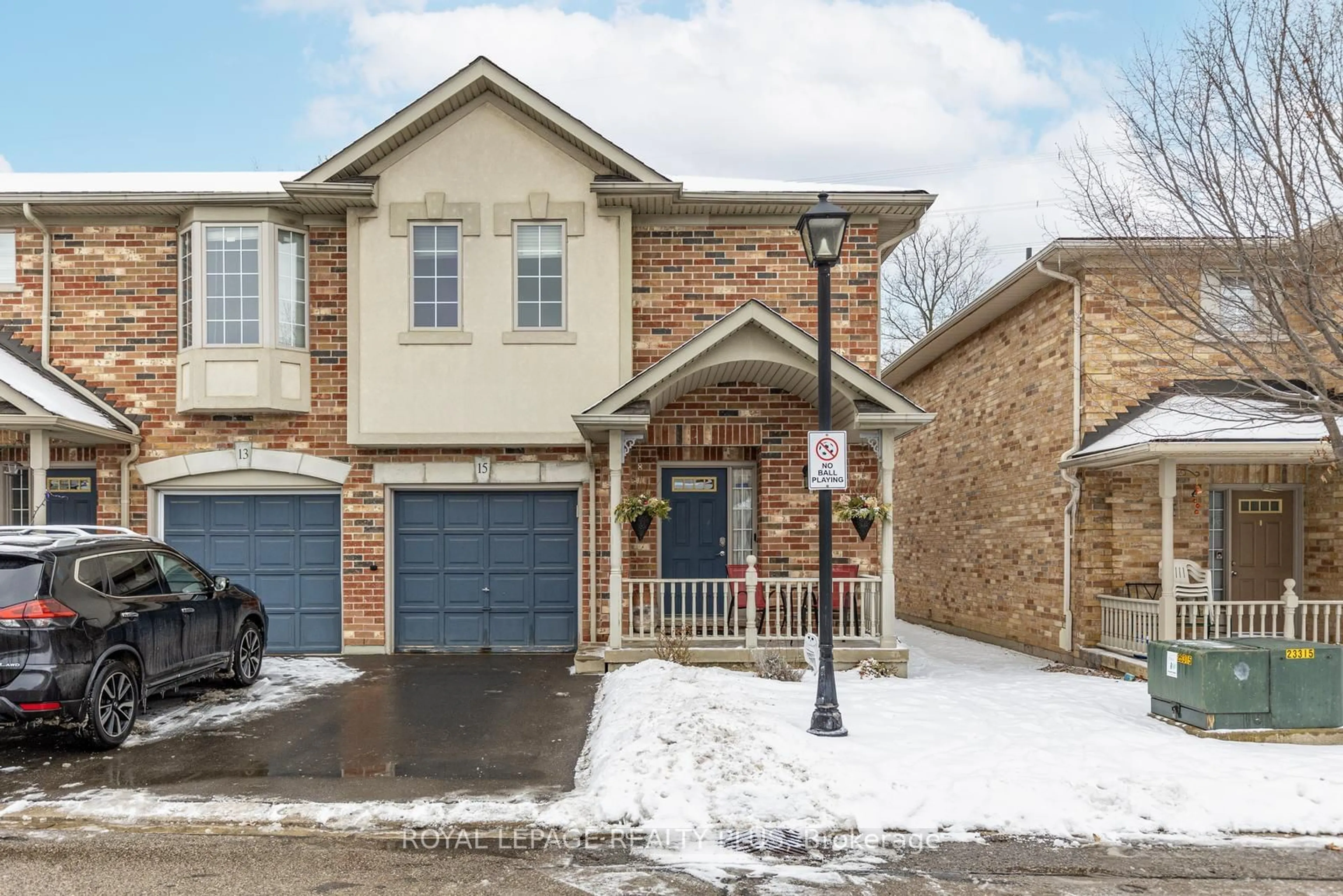 Home with brick exterior material, street for 7385 Magistrate Terr #15, Mississauga Ontario L5W 1W8