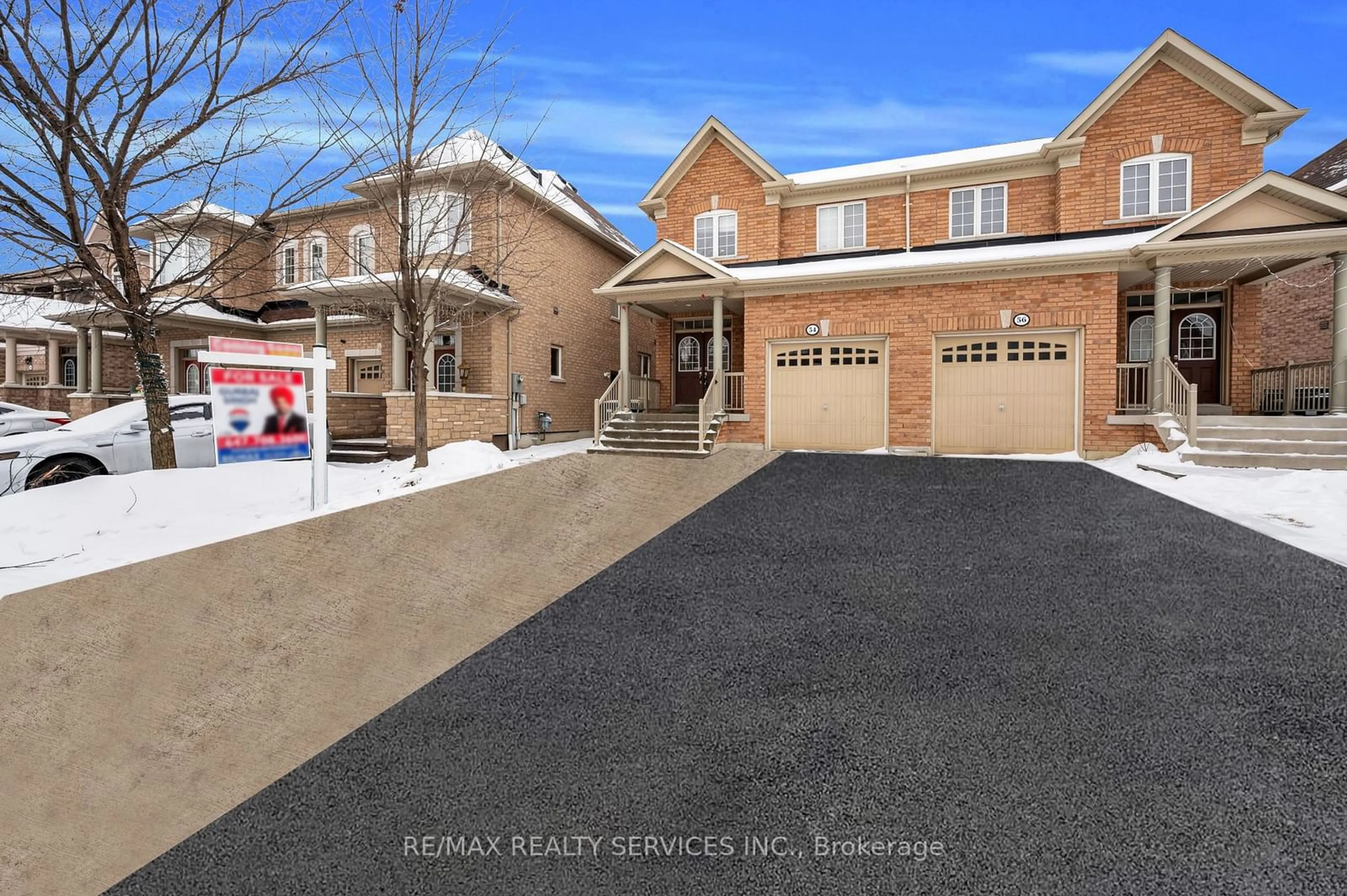 Home with brick exterior material, street for 54 Delambray St, Brampton Ontario L6R 3R2