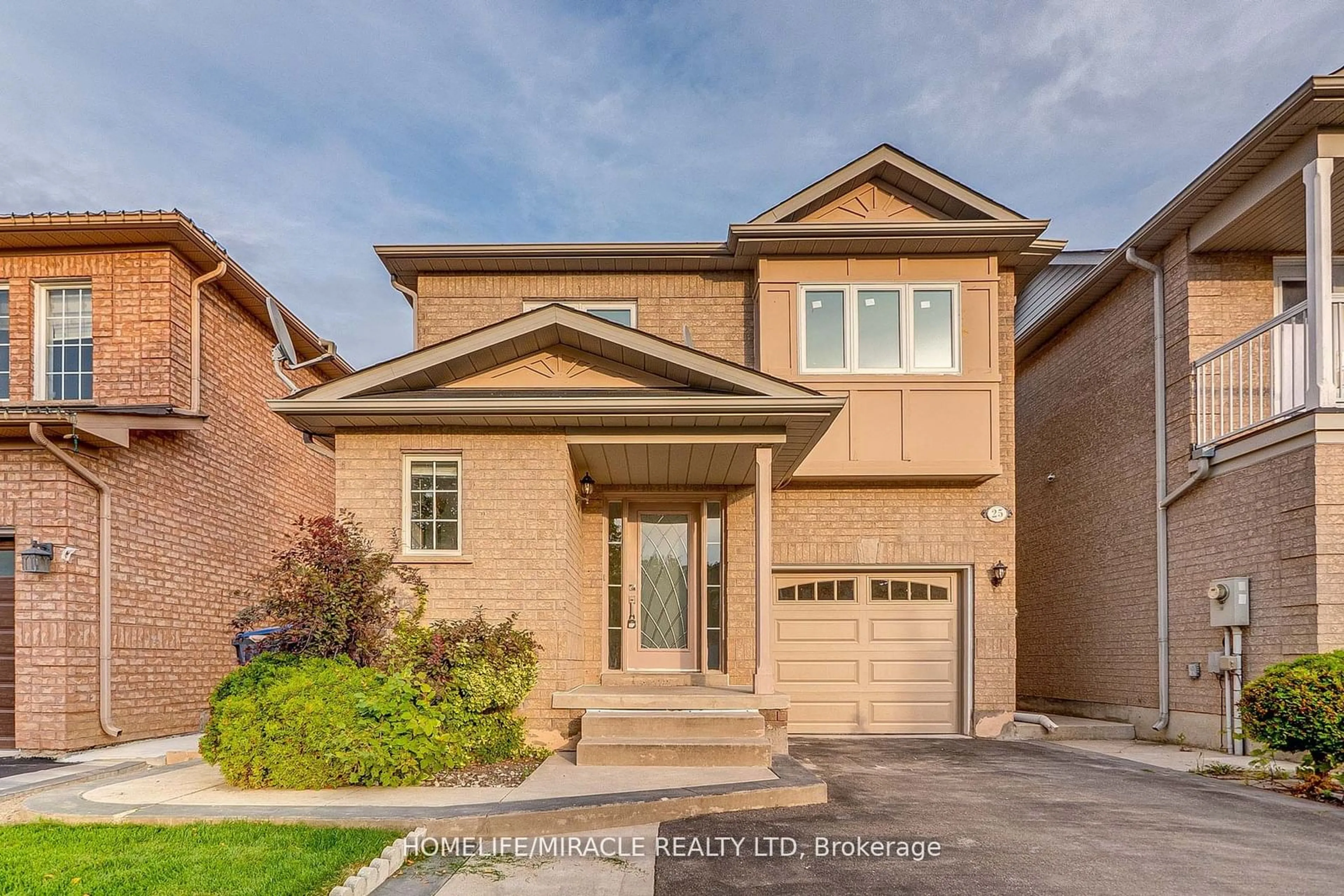 Home with brick exterior material, street for 25 Hillsburgh Dr, Brampton Ontario L6X 4Z5