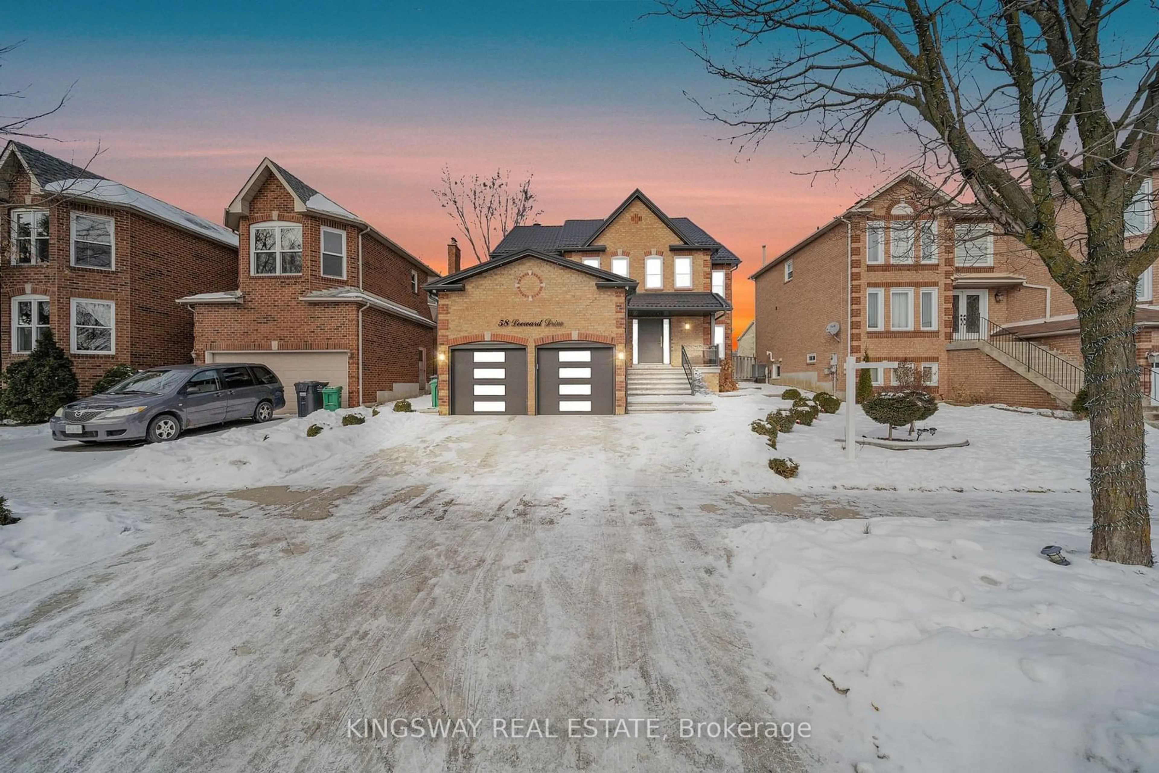 Home with brick exterior material, street for 58 Leeward Dr, Brampton Ontario L6S 5V8