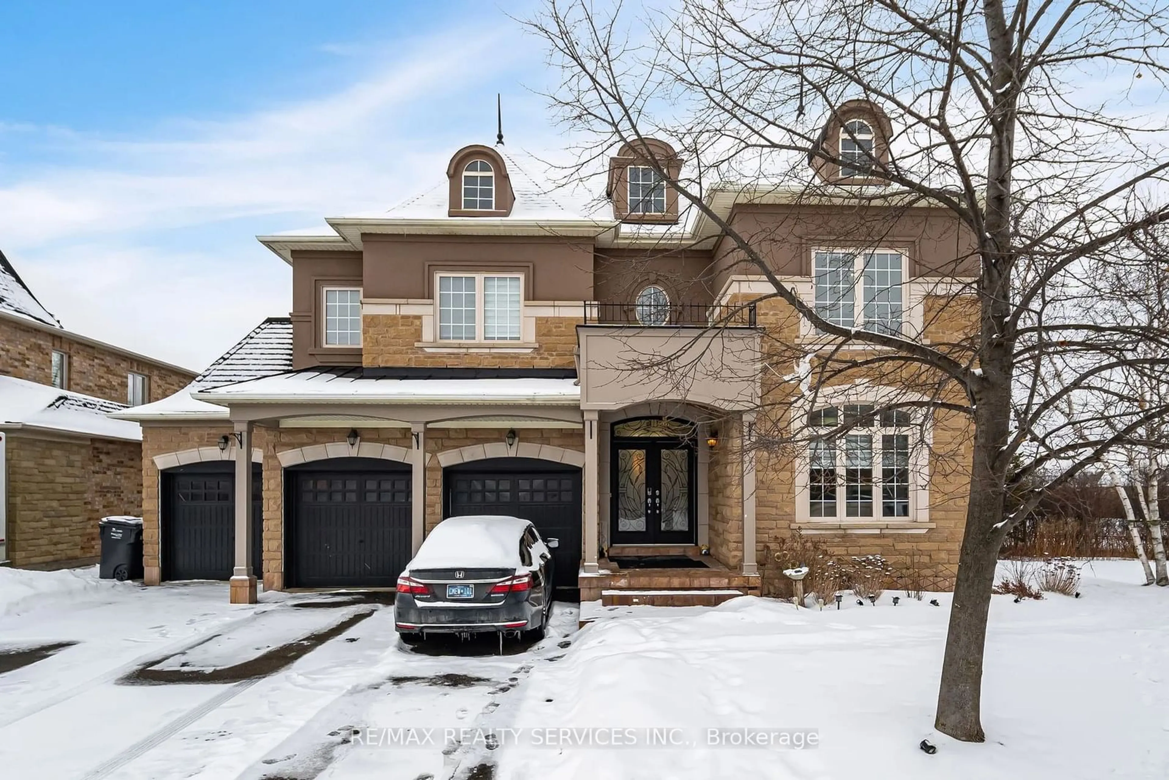 Home with brick exterior material, street for 64 Louvain Dr, Brampton Ontario L6P 1Y9