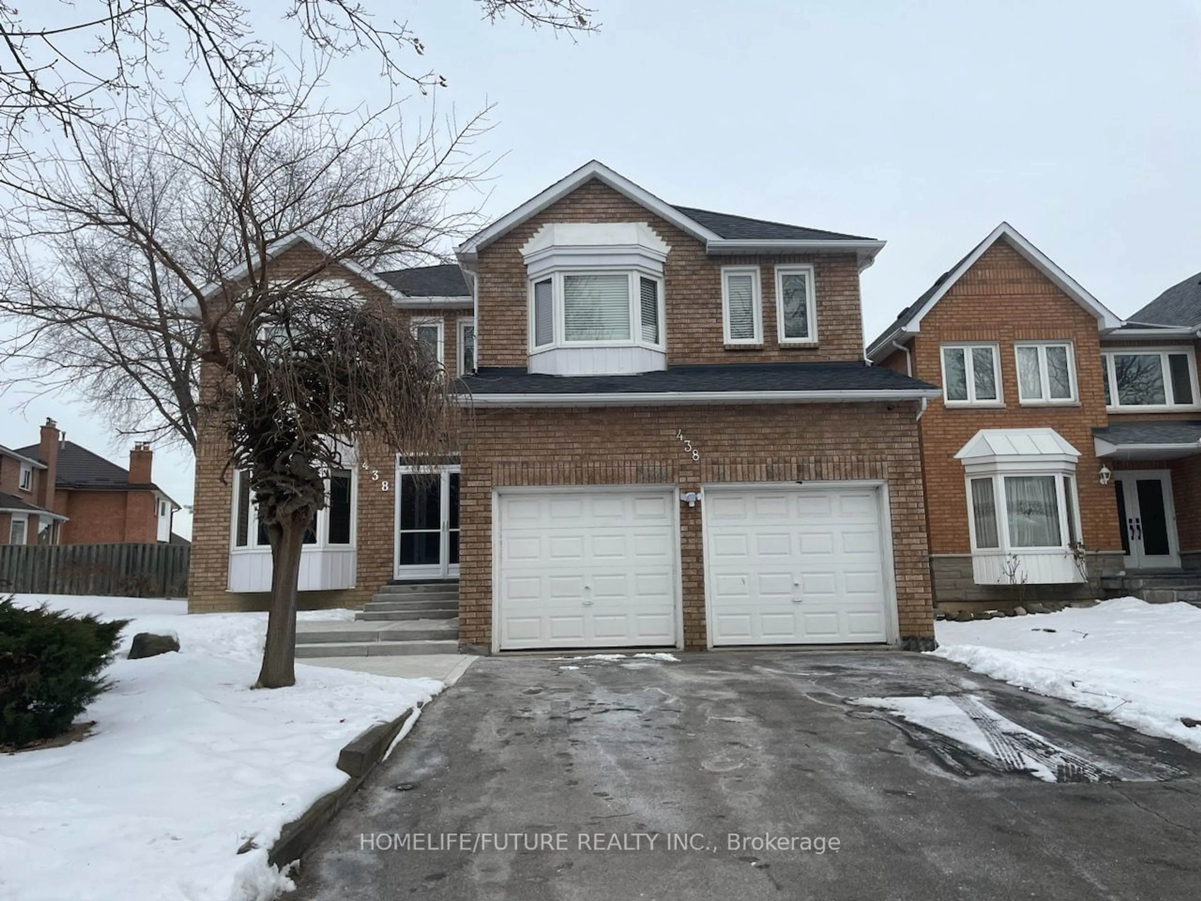 Home with brick exterior material, street for 438 Ojibway Tr, Mississauga Ontario L4Z 3B5