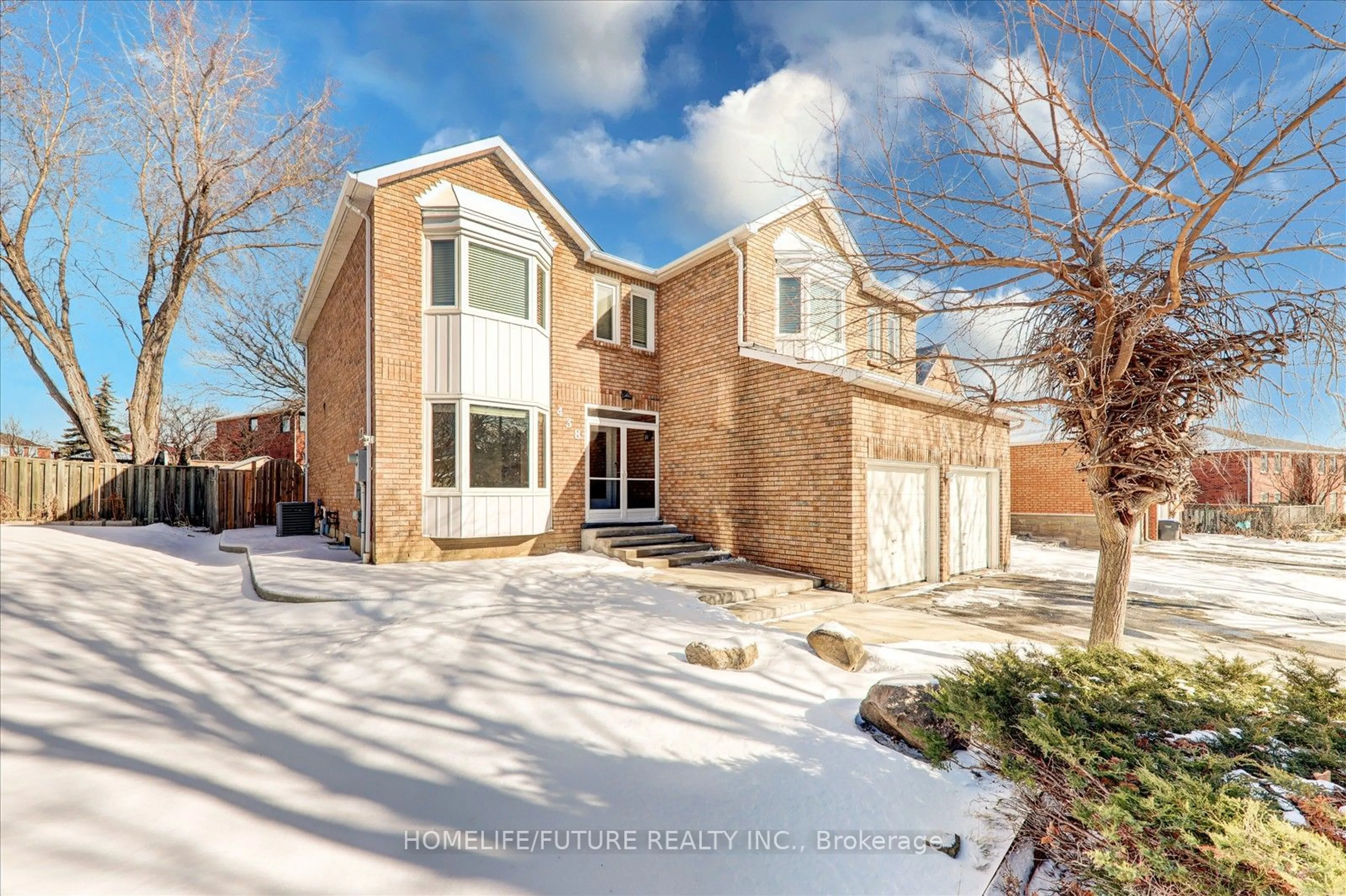 Home with brick exterior material, street for 438 Ojibway Tr, Mississauga Ontario L4Z 3B5