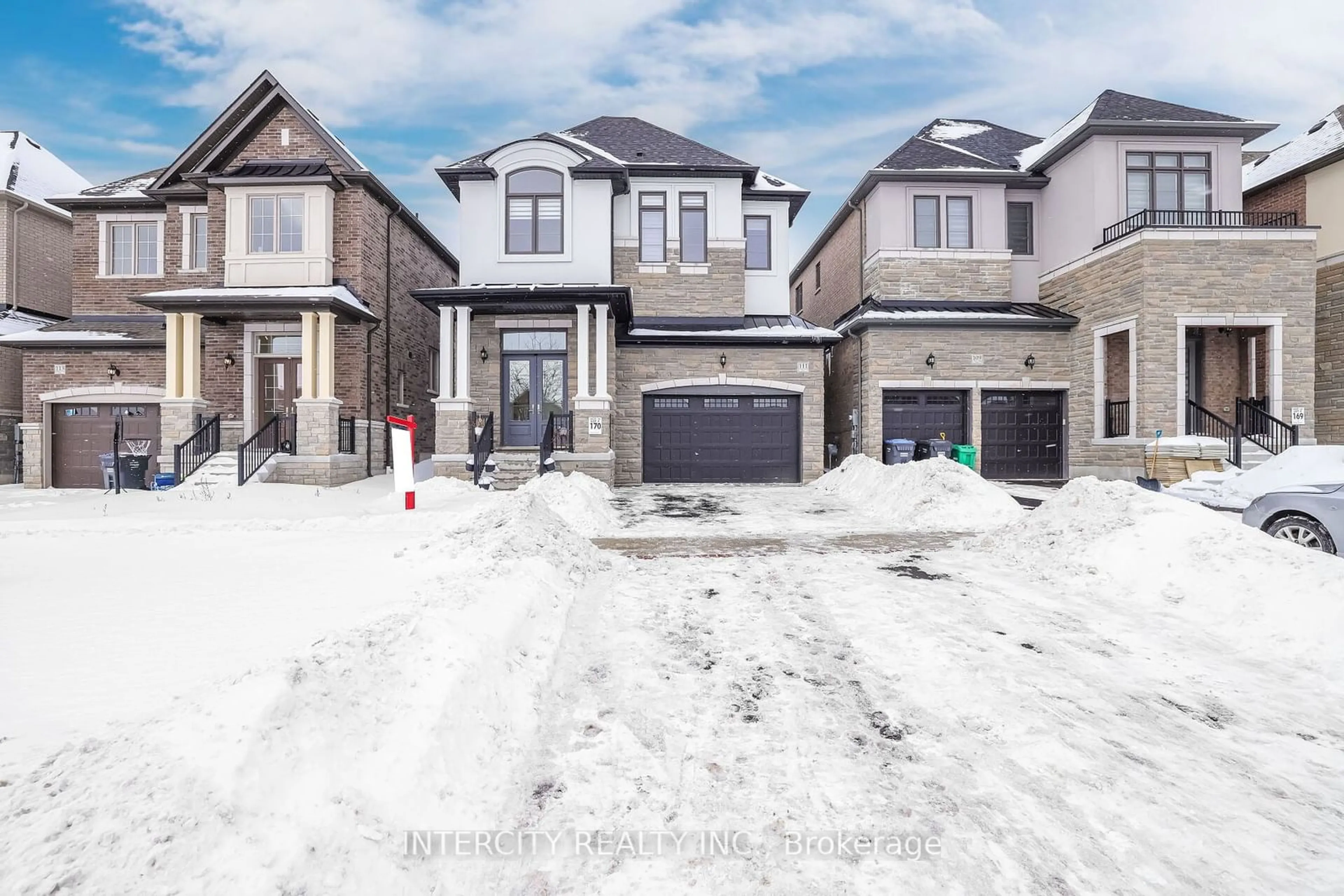 A pic from outside/outdoor area/front of a property/back of a property/a pic from drone, street for 111 Walker Rd, Caledon Ontario L7C 4M9