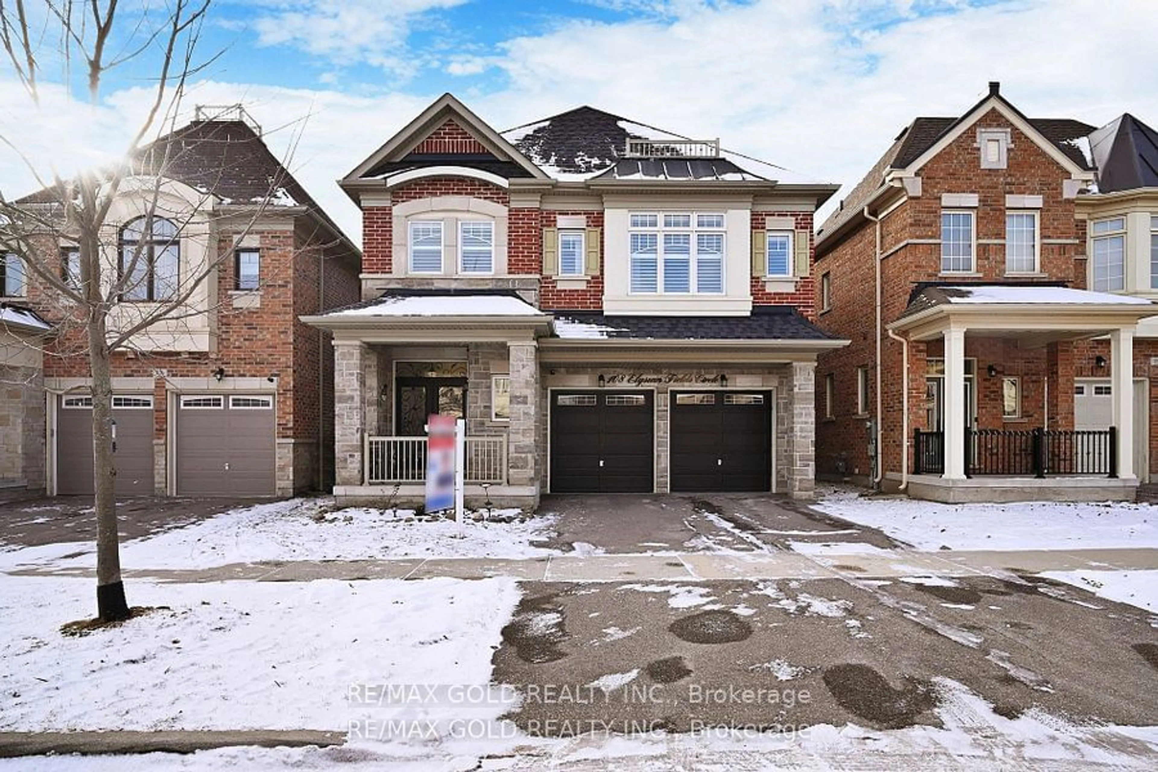 Home with brick exterior material, street for 108 Elysian Fields Circ, Brampton Ontario L6Y 6E9