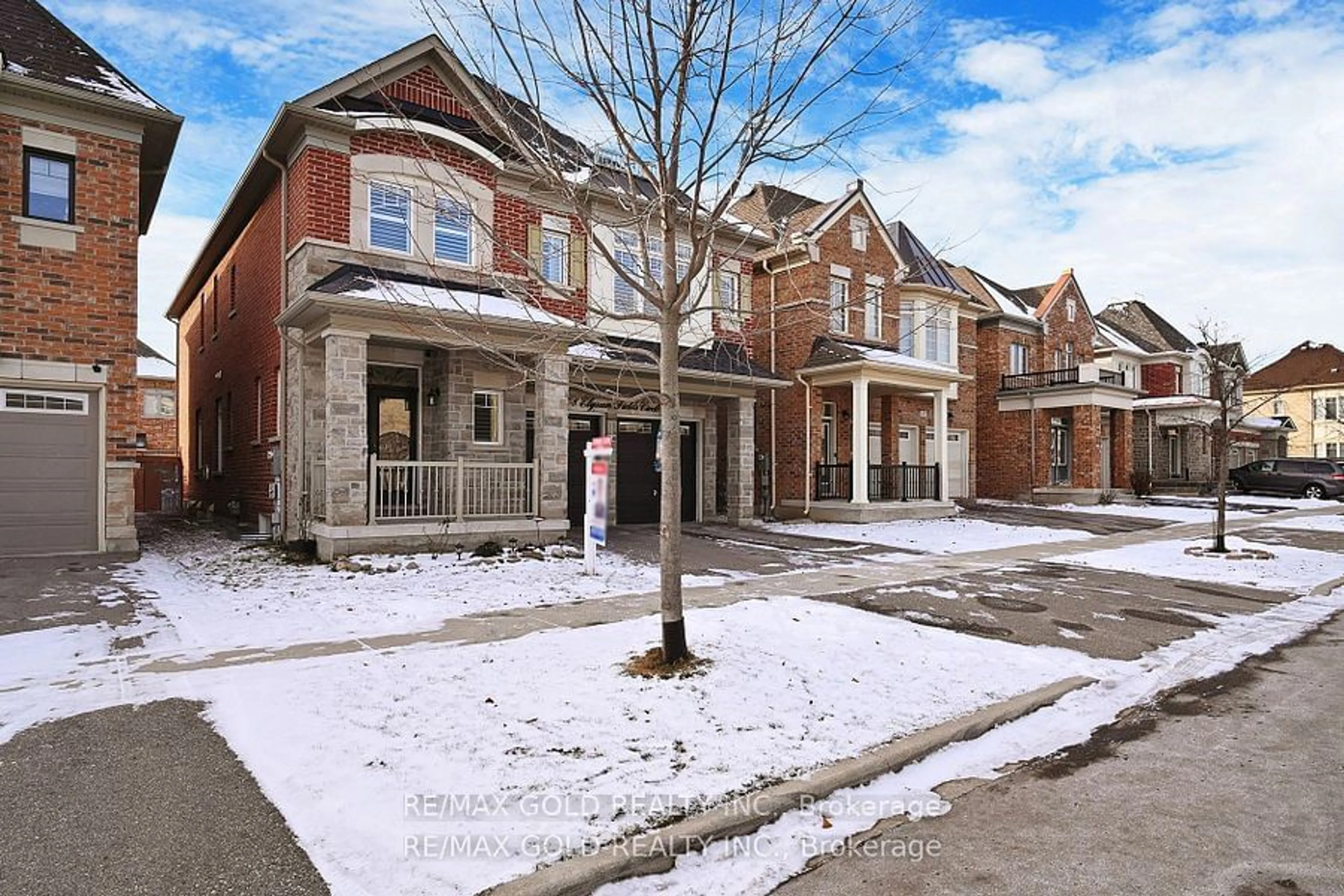 Home with brick exterior material, street for 108 Elysian Fields Circ, Brampton Ontario L6Y 6E9