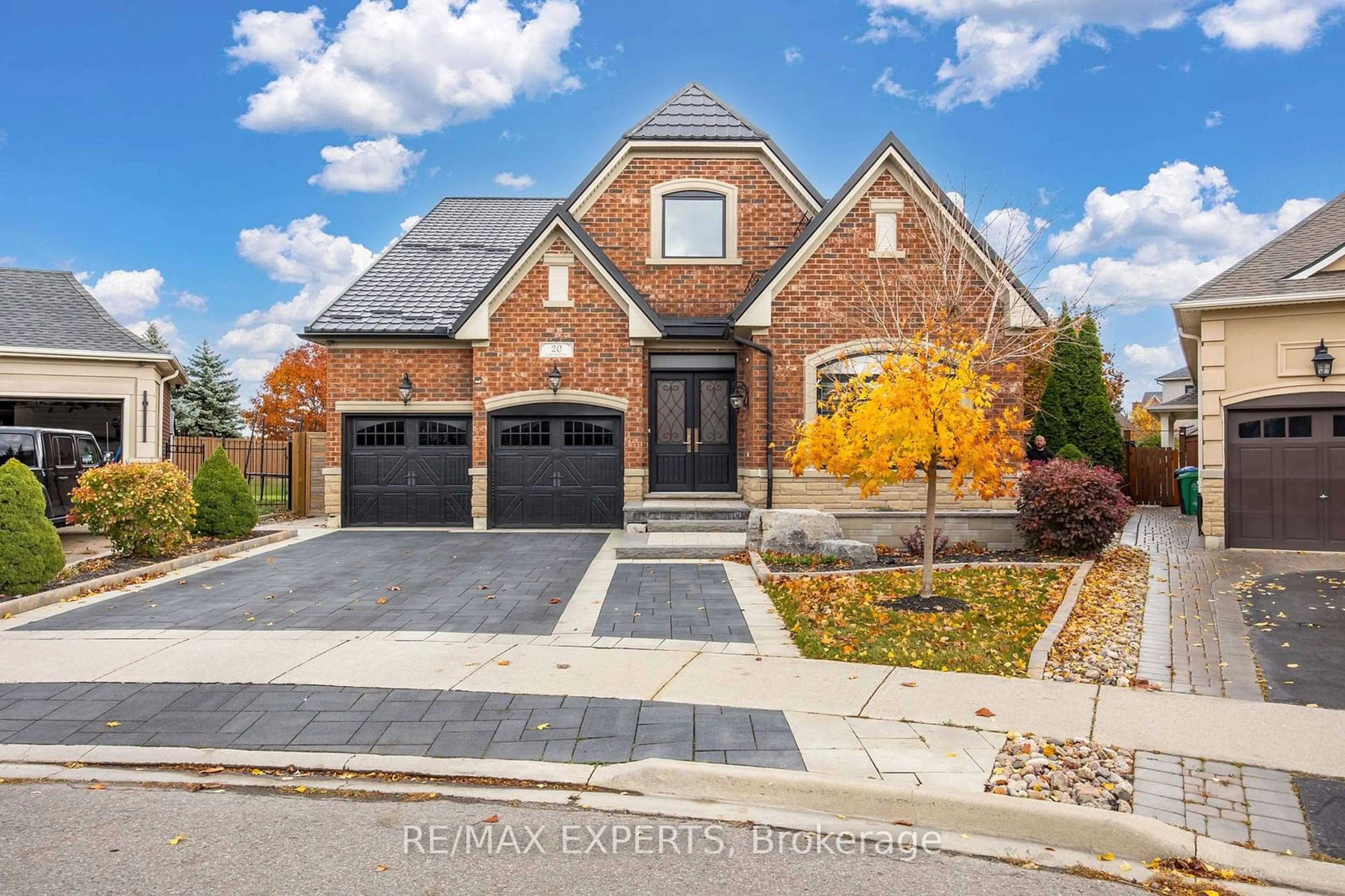 Home with brick exterior material, street for 20 Concorde Dr, Brampton Ontario L6P 1V6