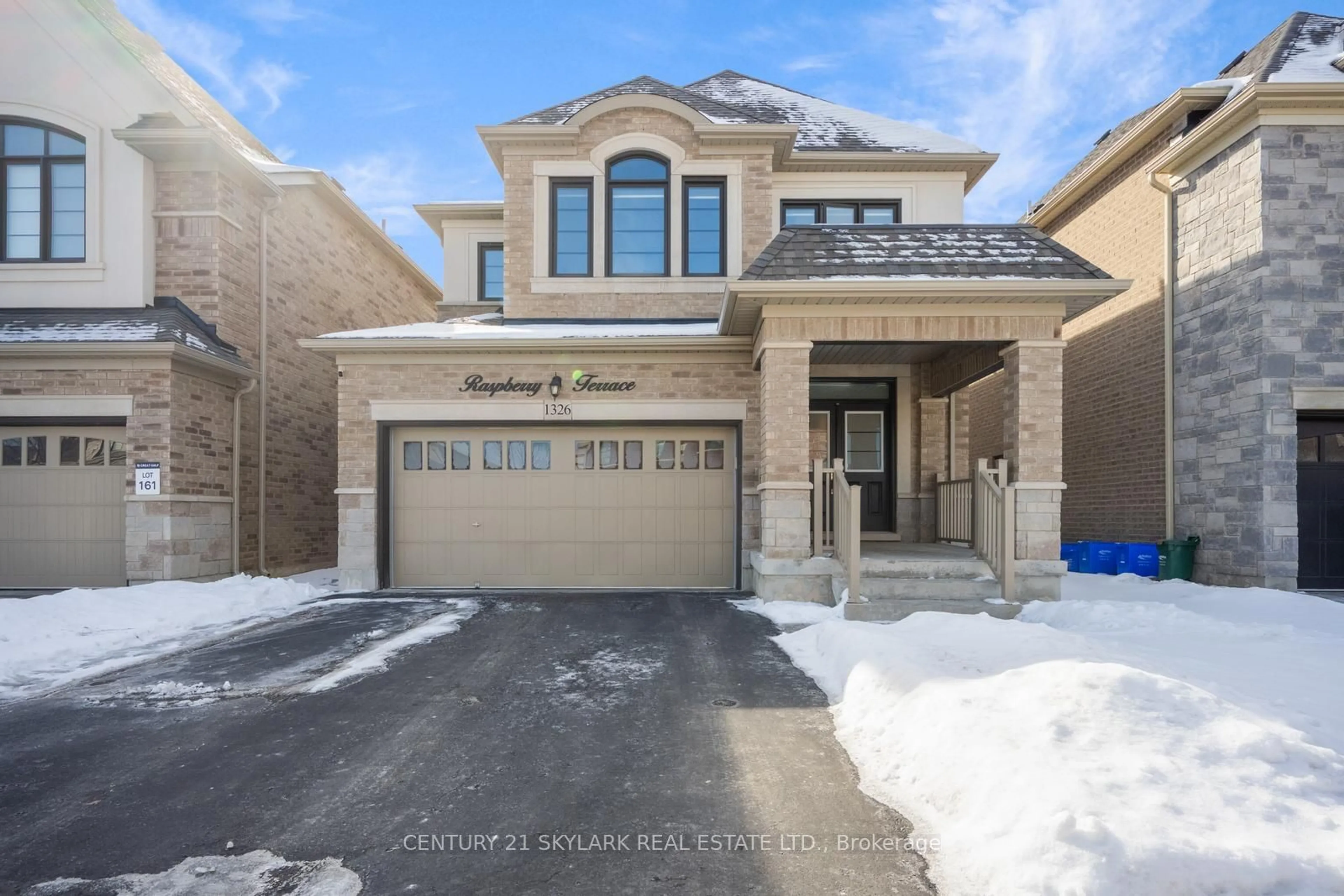 Home with brick exterior material, street for 1326 Raspberry Terr, Milton Ontario L9E 1N3