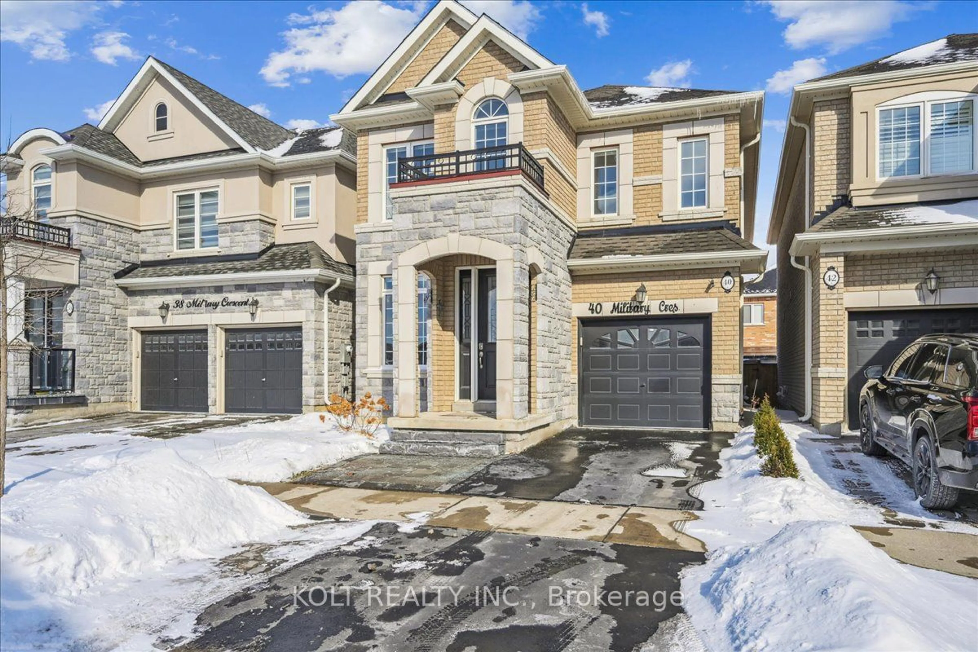 Home with brick exterior material, street for 40 Military Cres, Brampton Ontario L7A 4V8