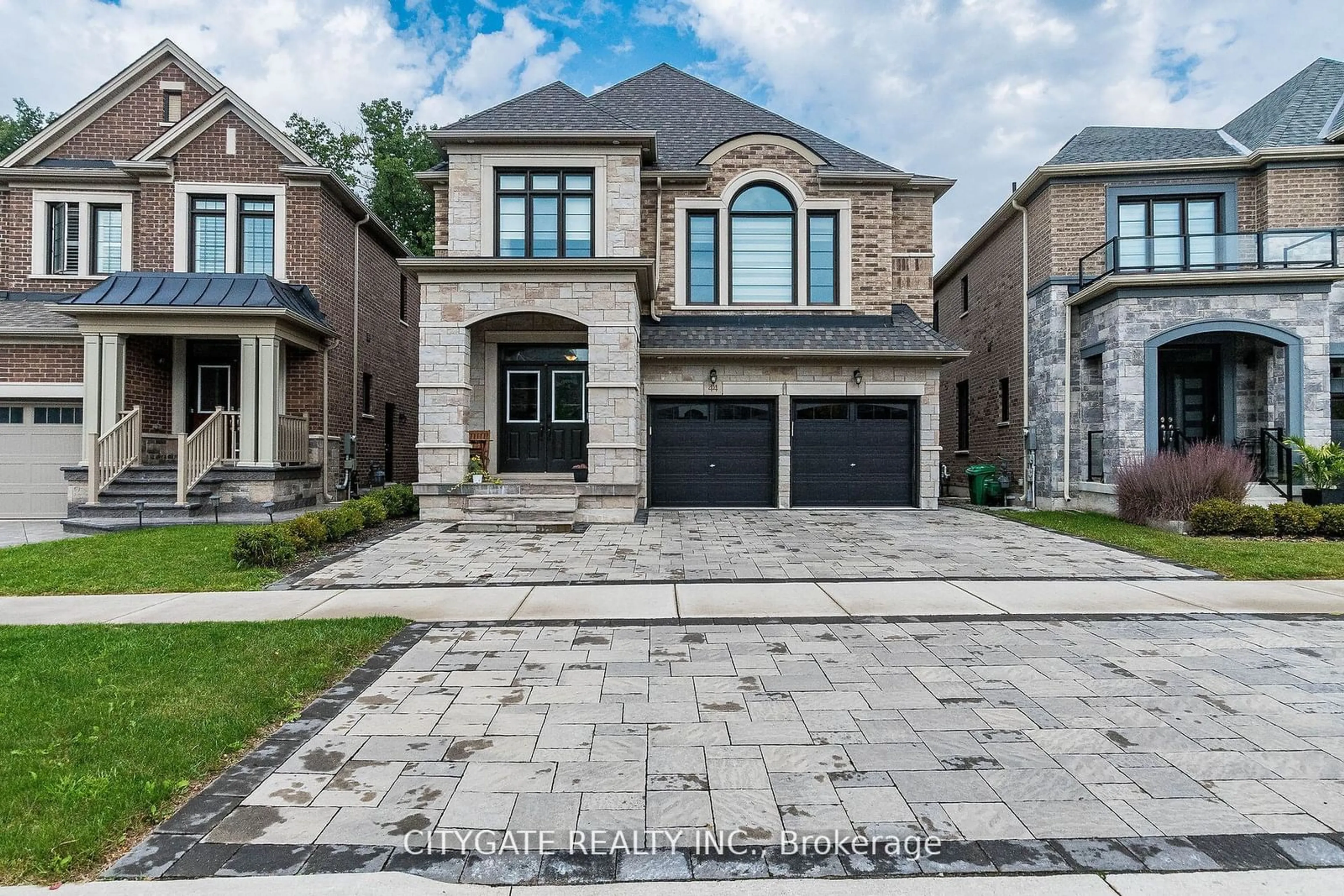 Home with brick exterior material, street for 44 elysian fields Circ, Brampton Ontario L6Y 6E9